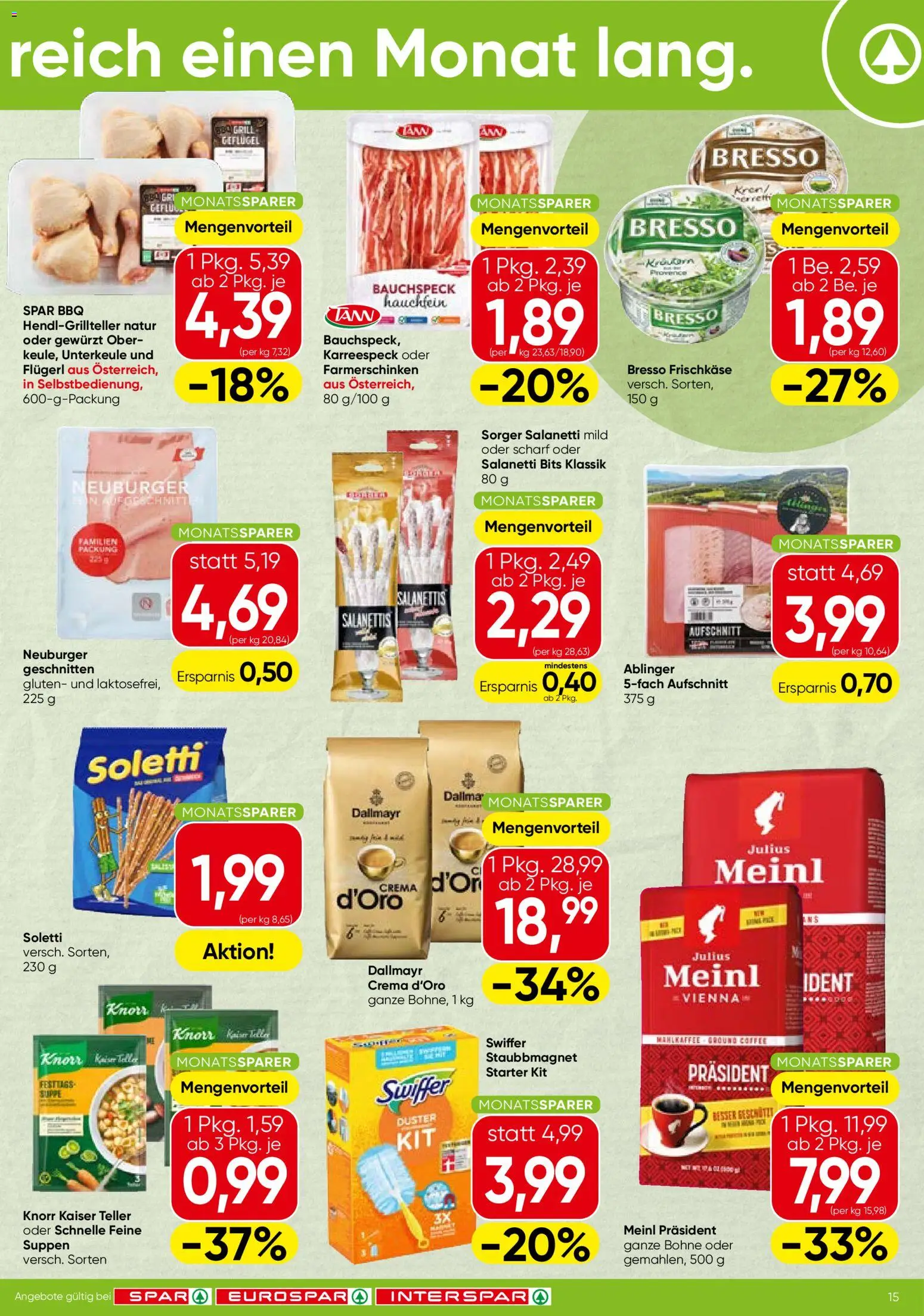 Spar - Flugblatt gültig ab 03.09.2026 | Seite: 15