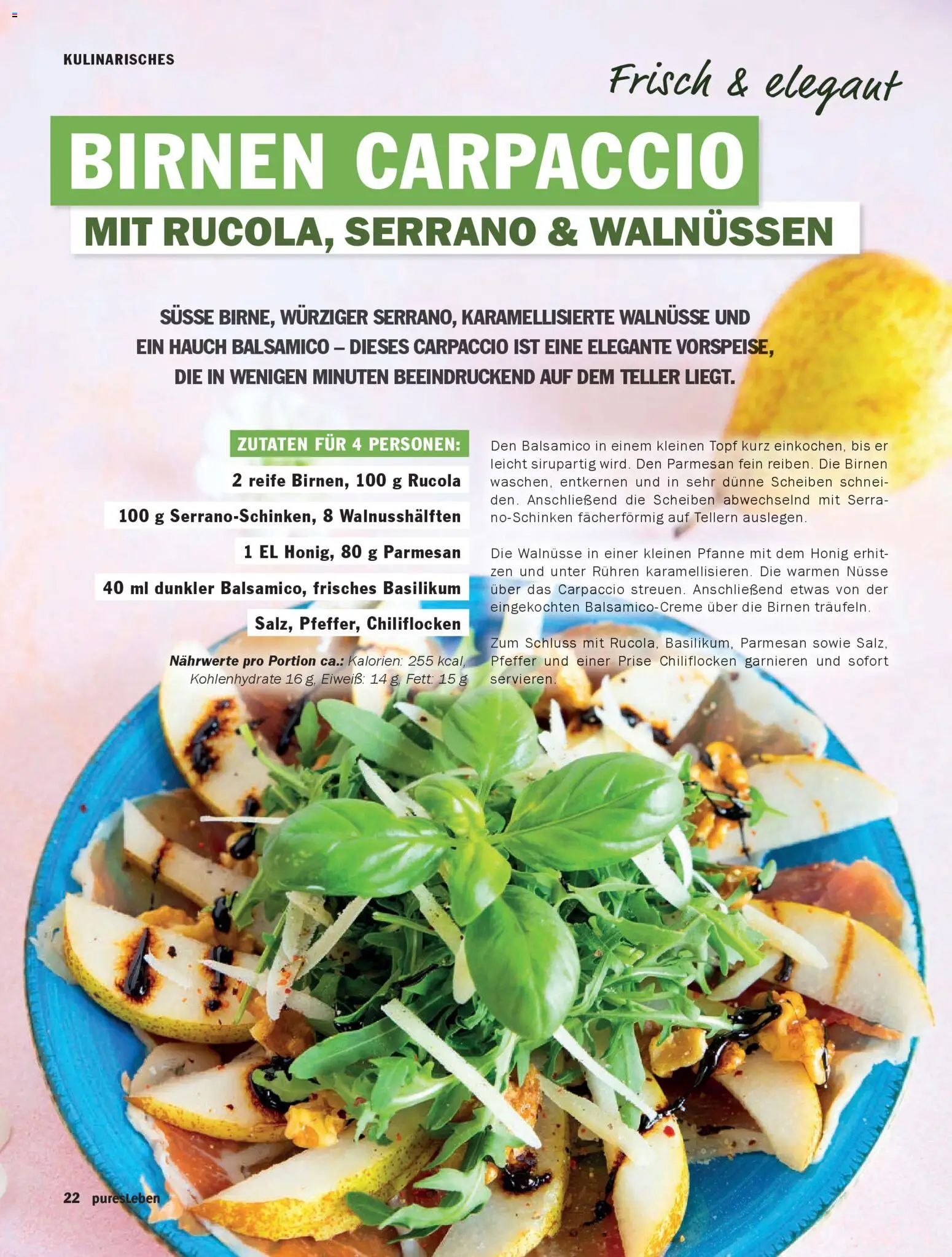 HIT pures Leben 02/2026 – gültig ab 14.04.2026 | Seite: 22 | Produkte: Balsamico, Rucola, Pfeffer, Nüsse