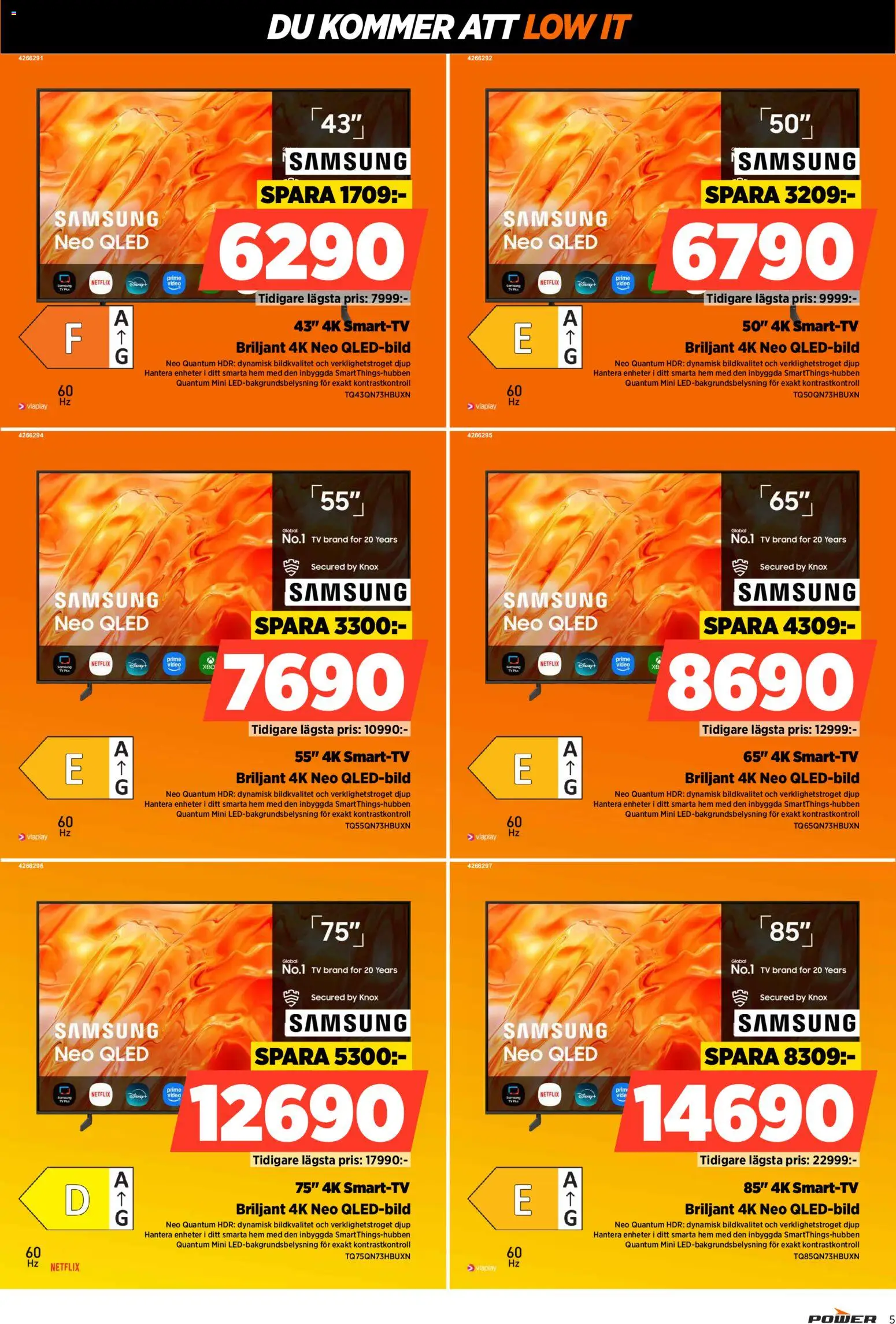 Power reklamblad aktuell från 26/10/2026 | Sida: 5 | Produkter: Tv