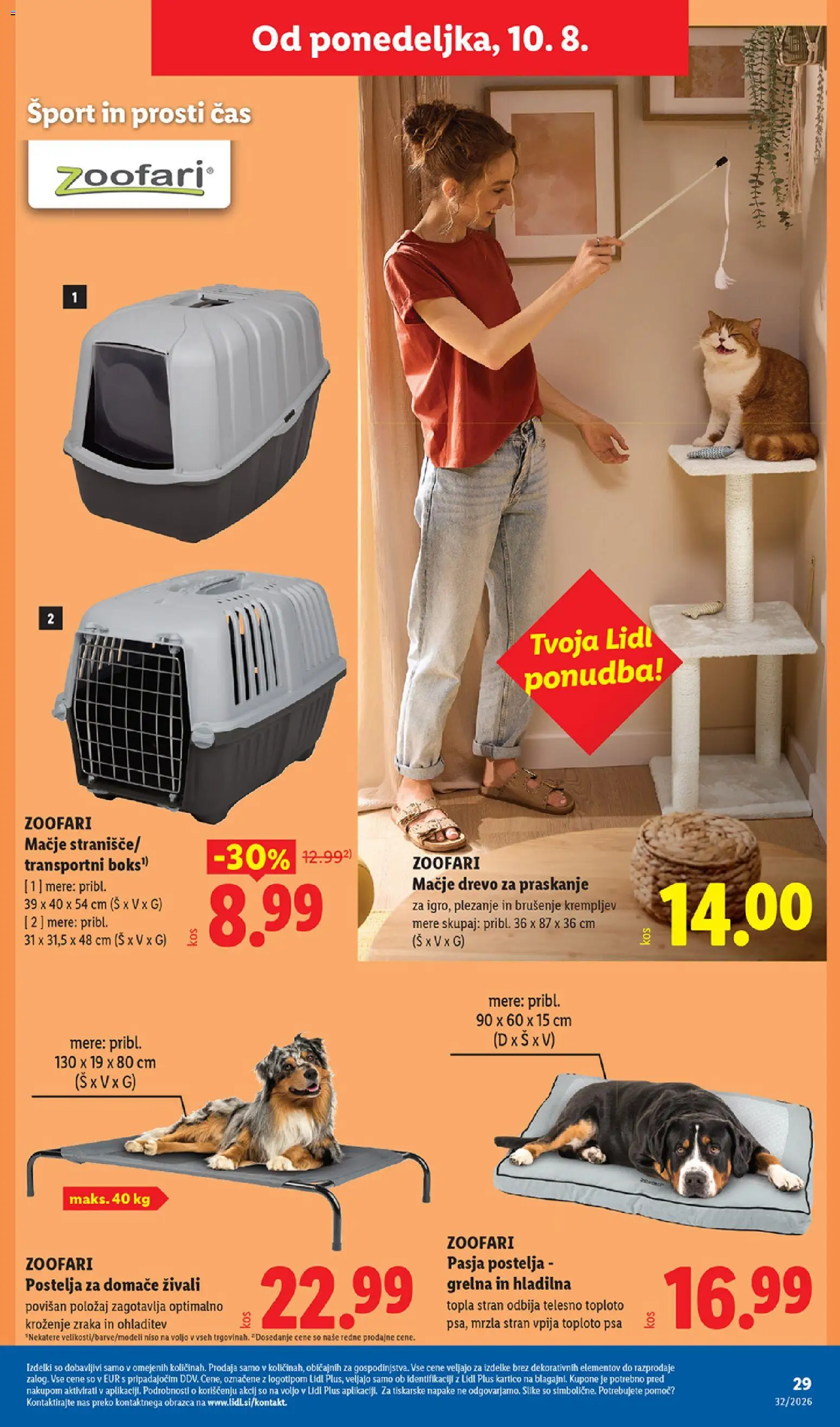 Novi Lidl katalog ponudbe – veljaven od 06.08.2026 | Stran: 63 | Izdelki: Postelja