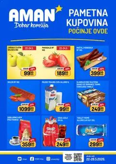 Aman katalog Dobar komšija - pregled Aman kataloga - važi od 22.05.2026