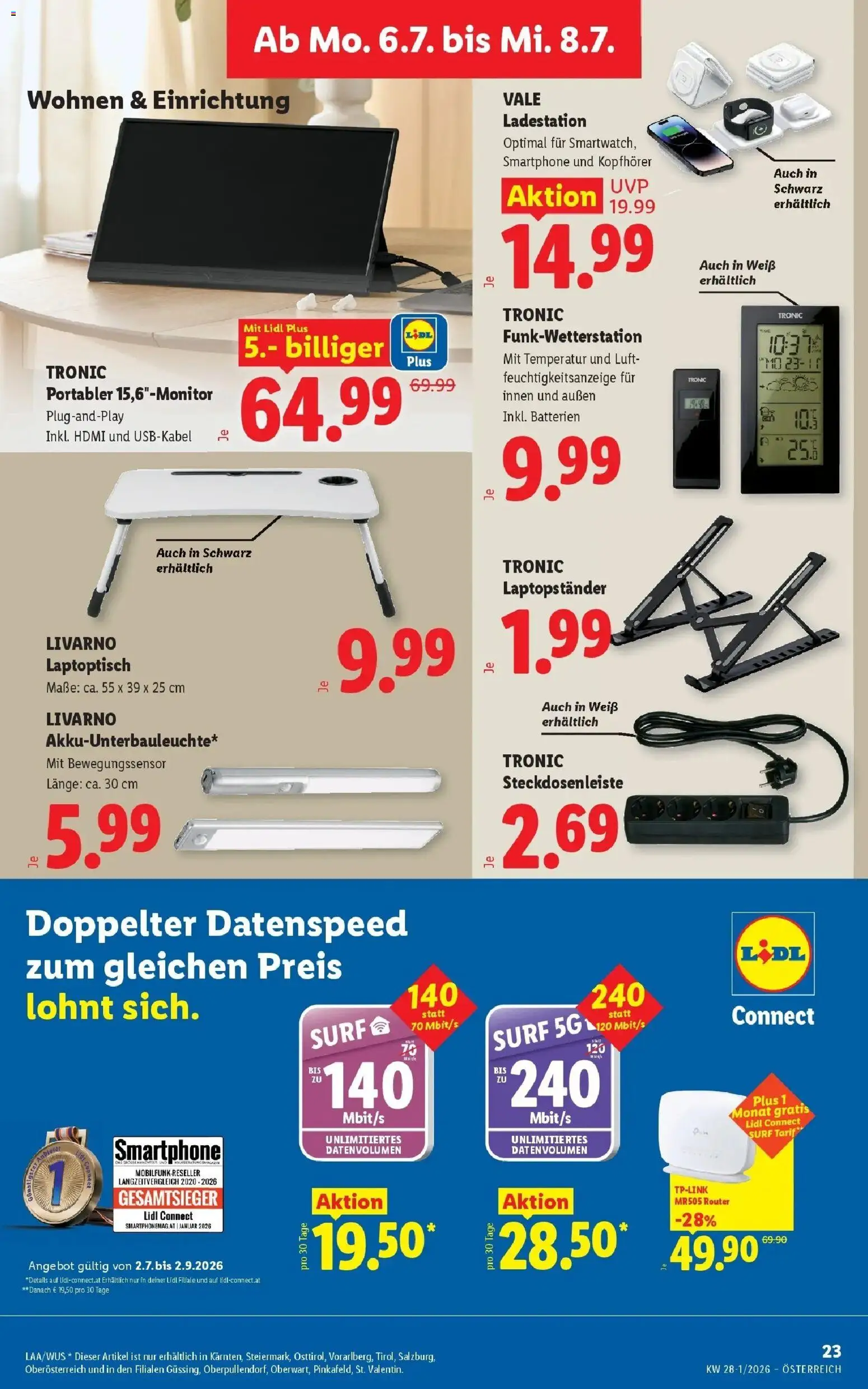 Lidl Flugblatt - Fohnsdorf, Neunkirchen, Graz gültig ab 02.07.2026 | Seite: 30 | Produkte: Smartphone, Kopfhörer