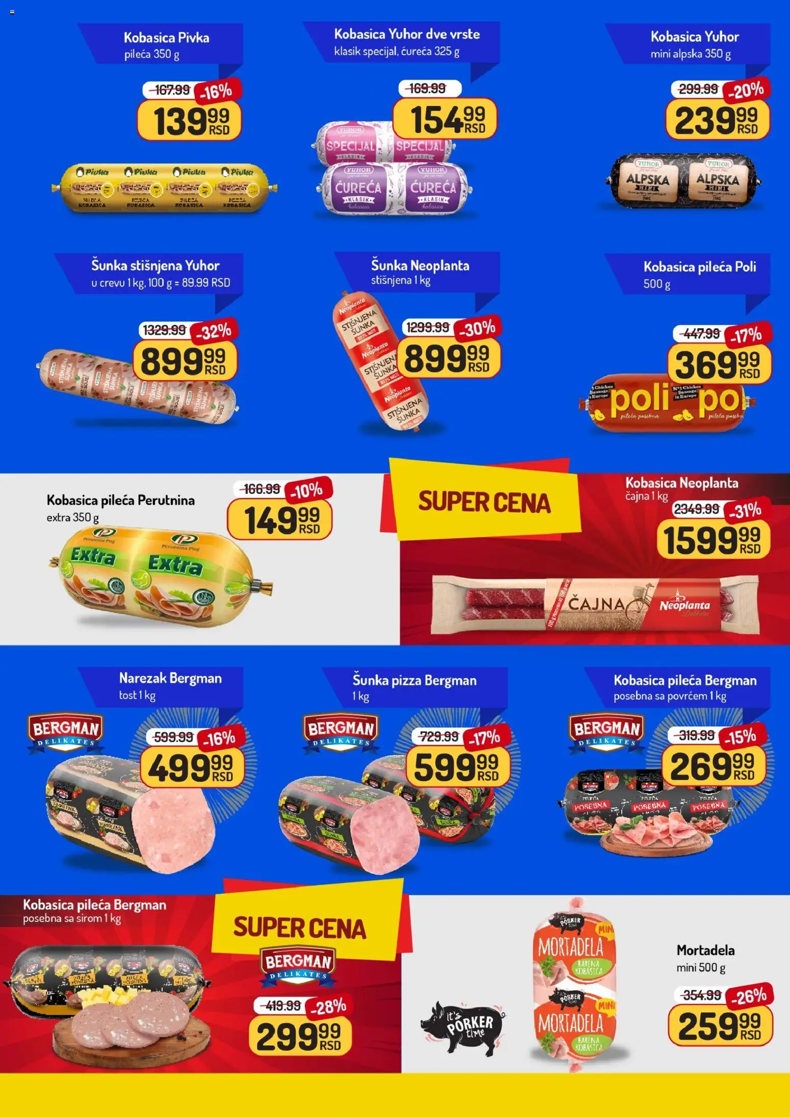 Aman katalog - važi od 11.05.2026 | Strana: 4 | Proizvode: Mortadela, Narezak, Šunka, Kobasica