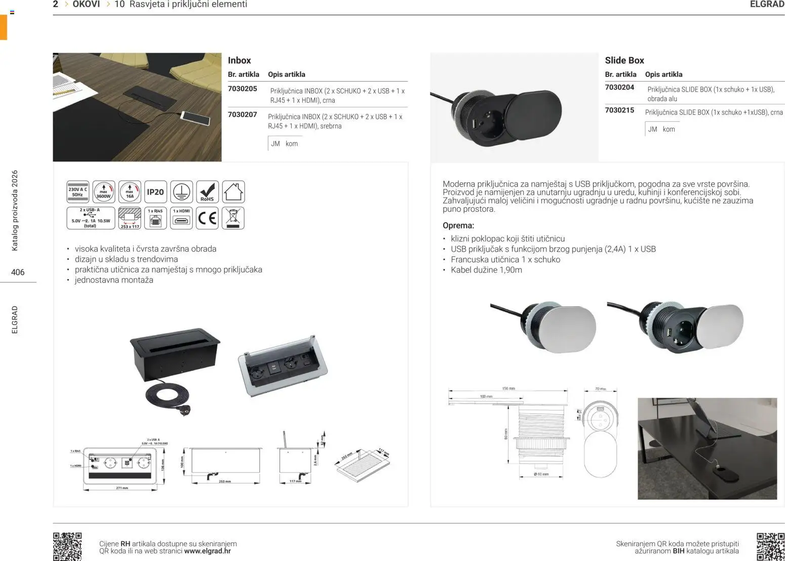 Elgrad katalog | vrijedi od 14.04.2026 | Stranica: 15 | Proizvodi: Utičnica, Mop, Kabel, USB