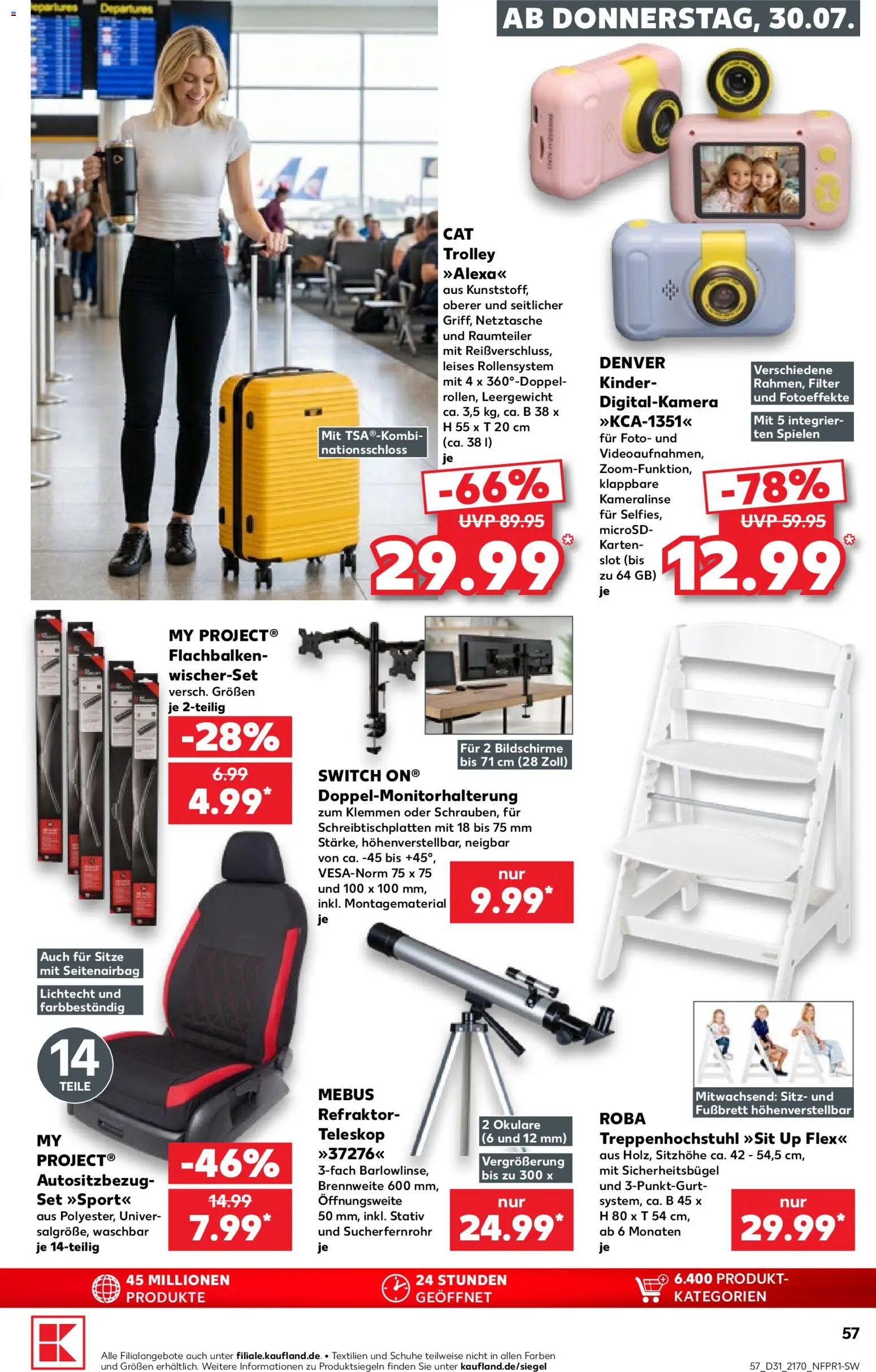 Kaufland Prospekt Stuttgart – gültig ab 30.07.2026 | Seite: 57 | Produkte: Raumteiler, Digitalkamera, Stativ