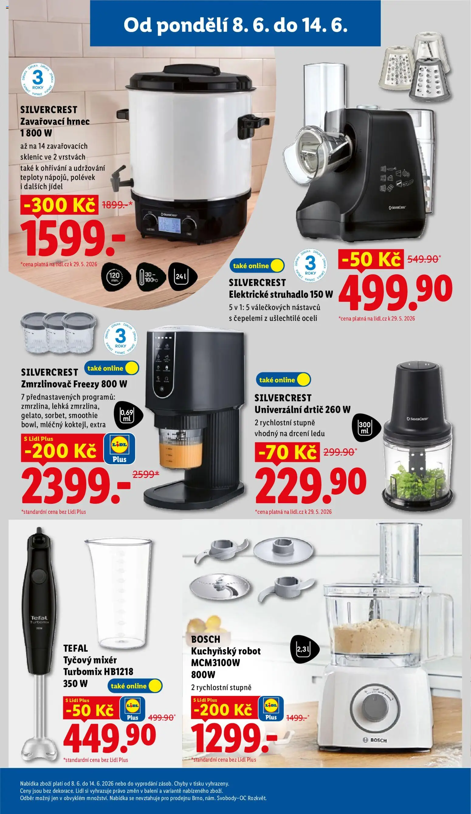 Lidl leták od 08.06.2026 | Strana: 47 | Produkty: Tyčový mixér, Hrnec, Robot, Tefal