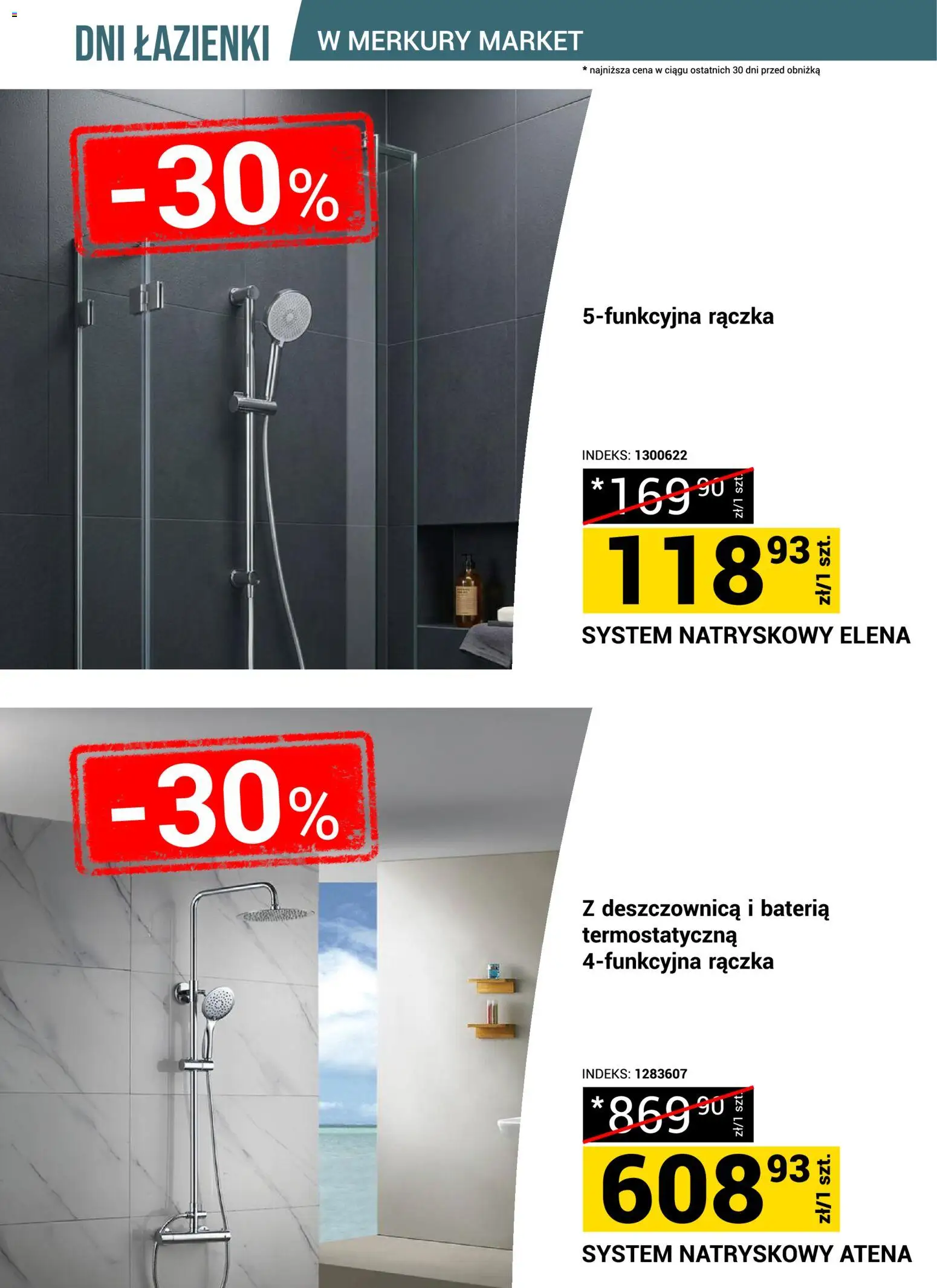 Merkury Market gazetka - Dni łazienki od 18.07.2026 | Strona: 21 | Produkty: Bateria