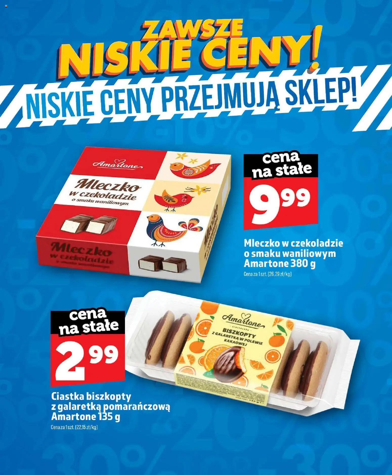 Topaz gazetka - Zawsze Niskie Ceny od 01.07.2026 | Strona: 47 | Produkty: Galaretka, Biszkopty, Ciastka