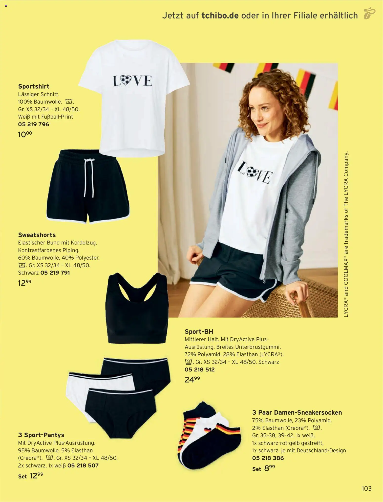 Angebote Tchibo – gültig ab 07.05.2026 | Seite: 103 | Produkte: Sweatshorts