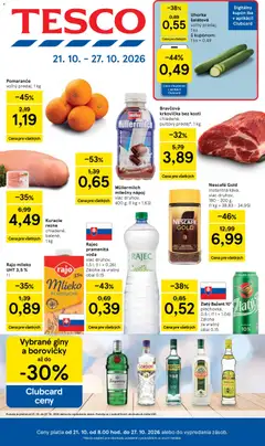 Tesco leták platný od 21.10.2026