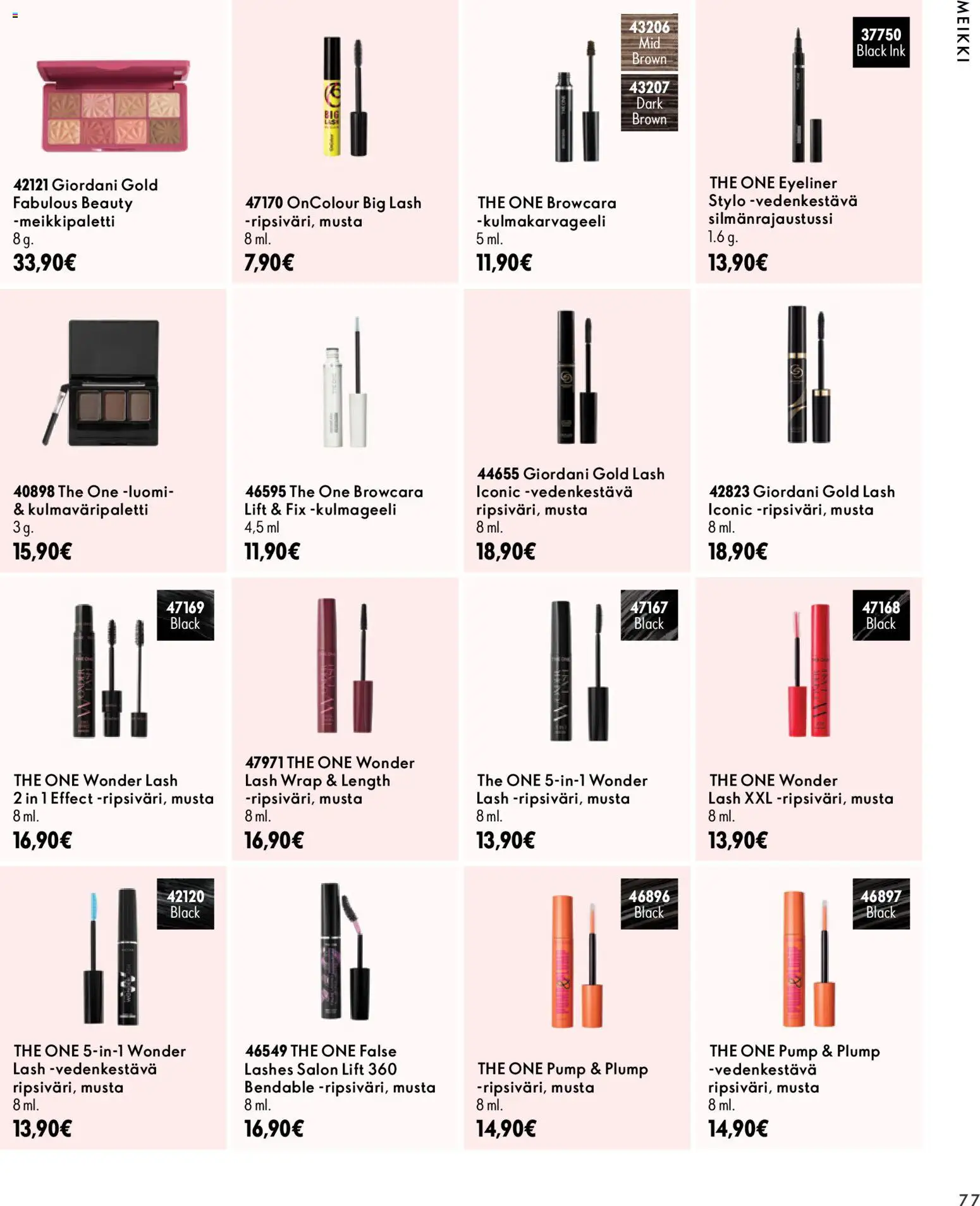 Oriflame tarjoukset – voimassa 18/11/2026 alkaen | Sivu: 77 | Tuotteet: Meikki
