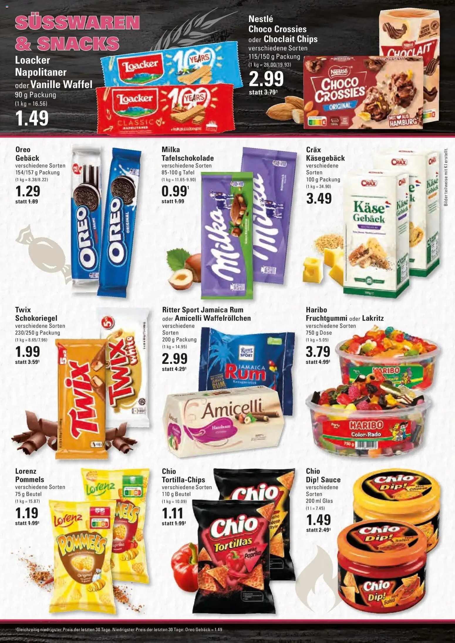 Edeka Prospekt Prisdorf (ab 31.08.2026) » Angebote Online | Seite: 11 | Produkte: Süßwaren, Milka, Paprika, Chio tortillas