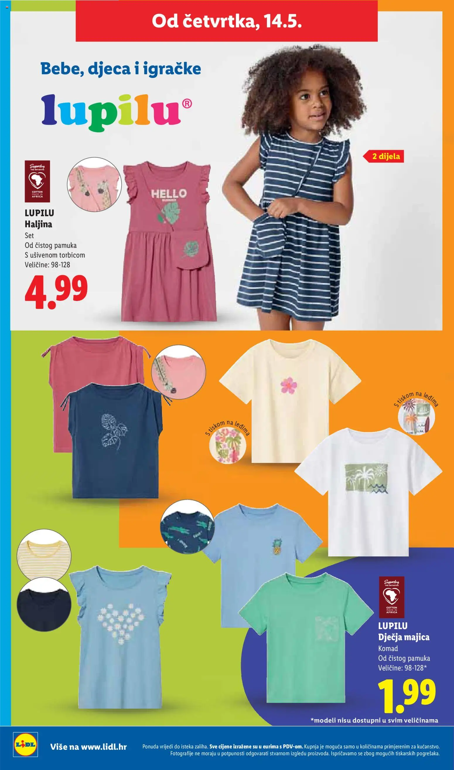 Lidl katalog | vrijedi od 11.05.2026 | Stranica: 38 | Proizvodi: Majica, Haljina