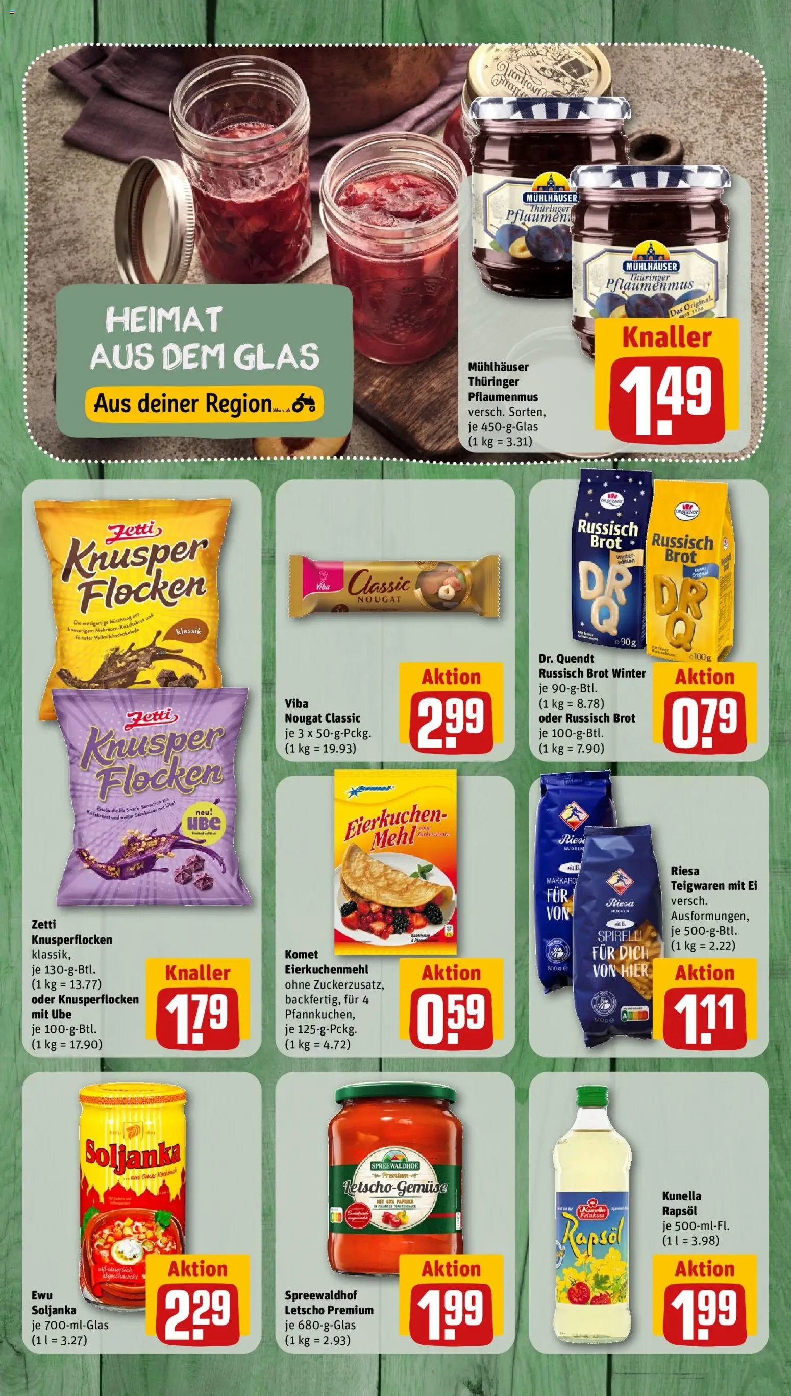 Nahkauf Prospekt – gültig ab 12.10.2026 | Seite: 11 | Produkte: Rapsöl, Paprika, Brot, Nudeln