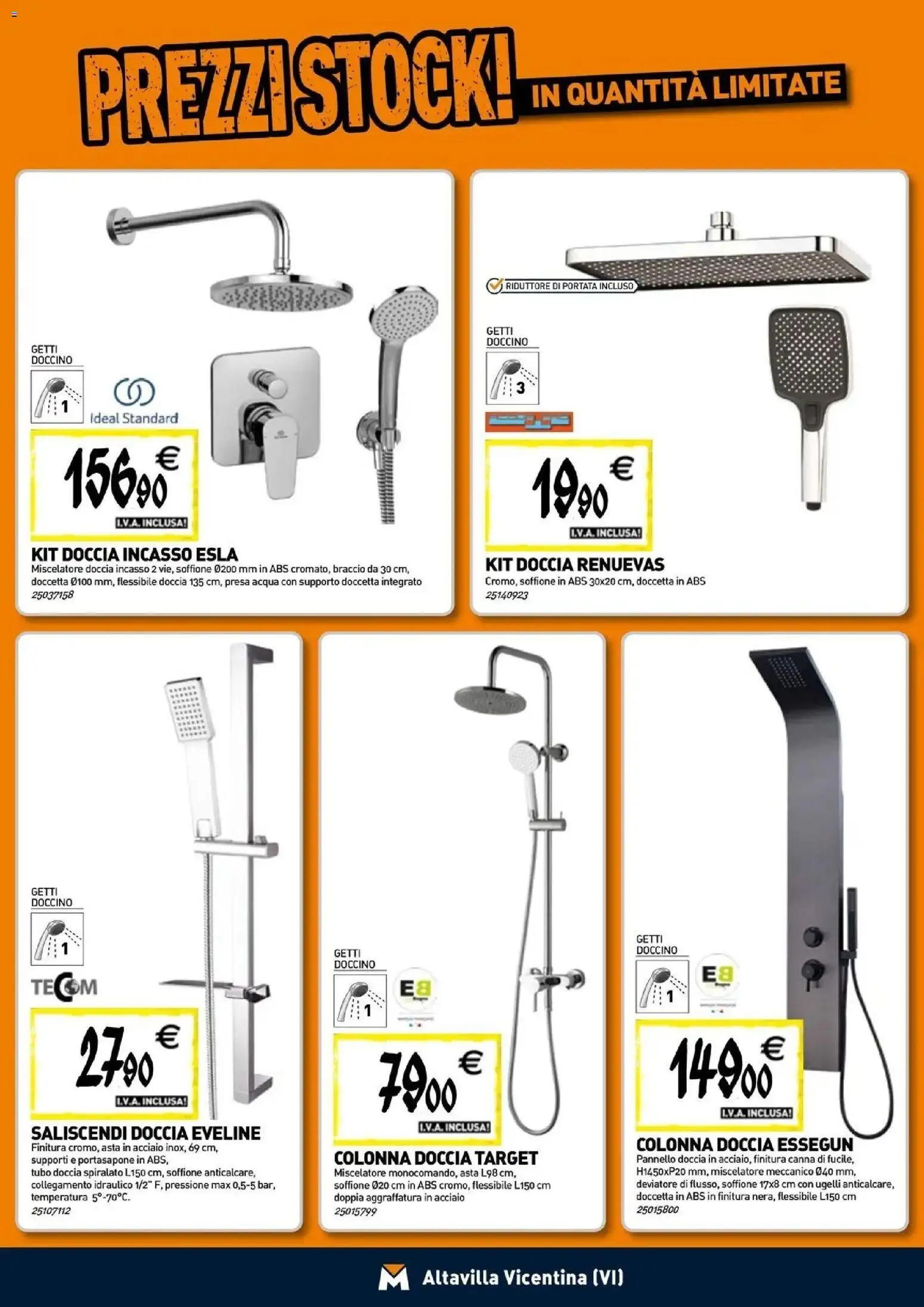 Nuovo TECNOMAT - Straordinari prezzi stock! dal 24/09/2026 > offerte anteprima 🛍️ | Pagina: 3 | Prodotti: Acqua, Tubo, Miscelatore, Presa