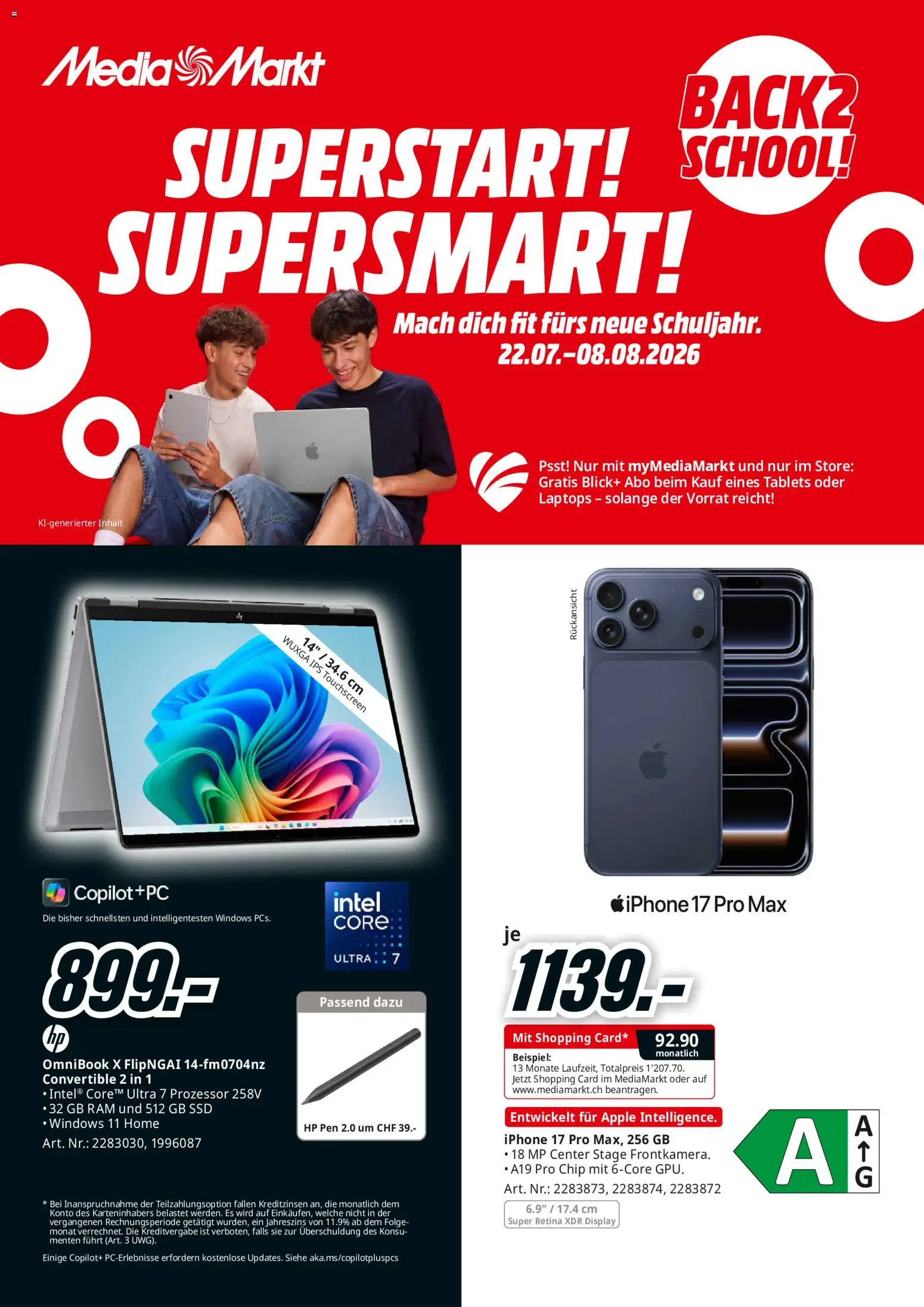 Media Markt aktionen – gültig ab 22.07.2026 | Seite: 1