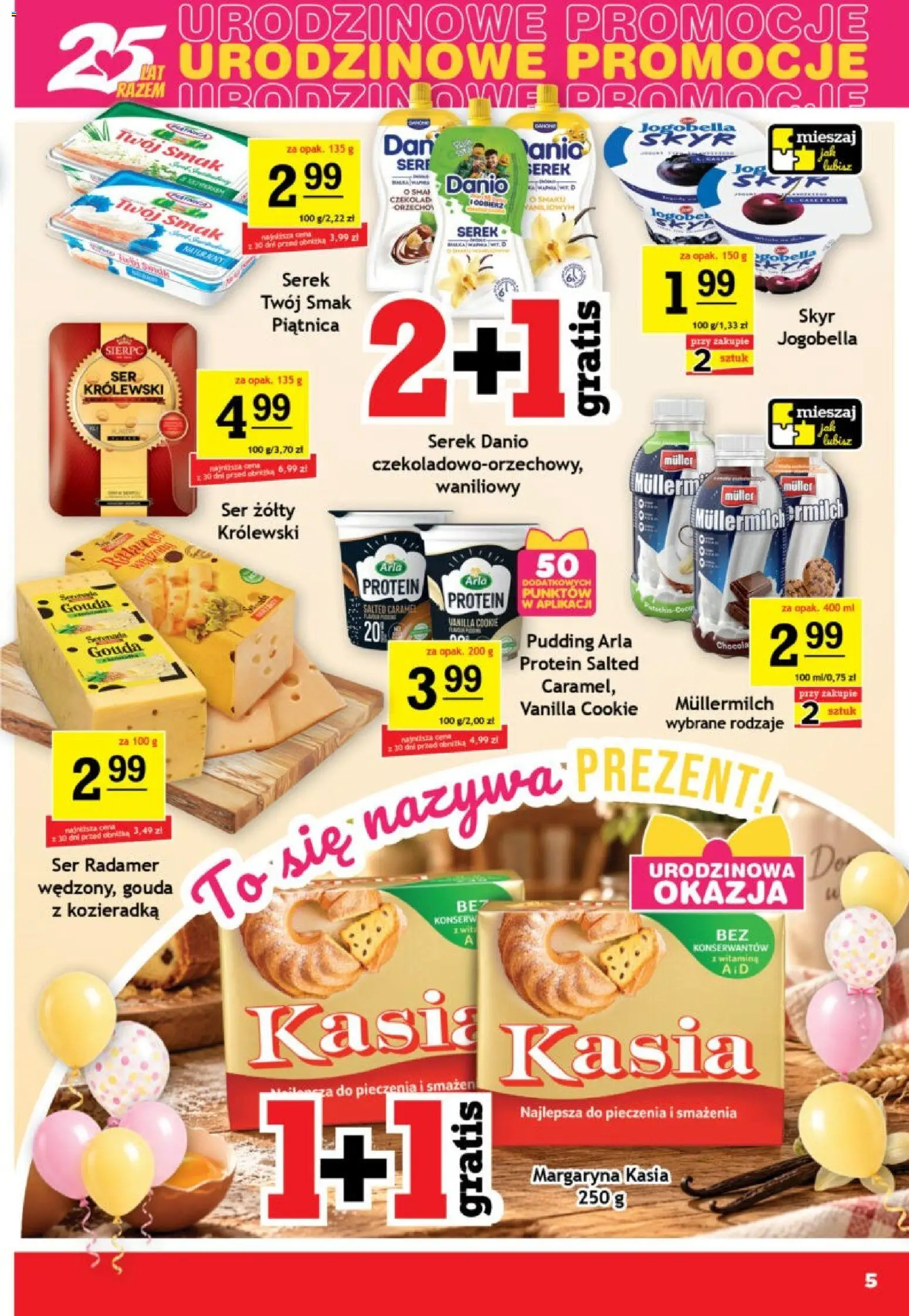 Gram Market gazetka od 16.09.2026 | Strona: 5 | Produkty: Serek, Kozieradka, Margaryna, Ser