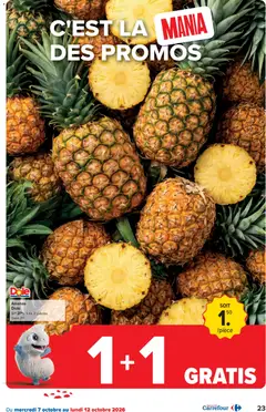 Ananas Dole, Ananas Dole - Voorbeeld van een folder van Carrefour, geldig van 07/10/2026 | Pagina: 23 | Producten: Ananas, La