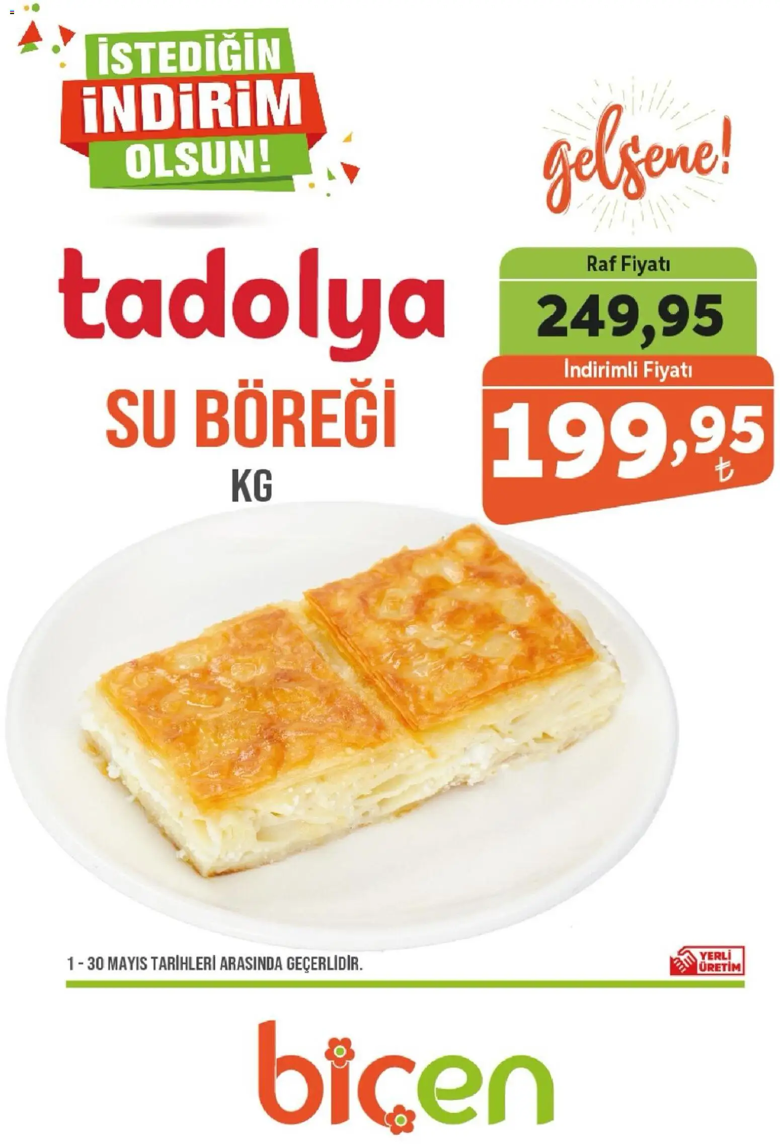 Biçen Market İndirim - 01.05.2026 tarihinden itibaren geçerlidir | Sayfa: 1 | Ürünler: Raf, Su