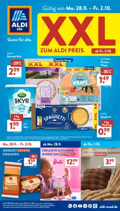 Aldi Süd Prospekt ab 28.09.2026 gültig