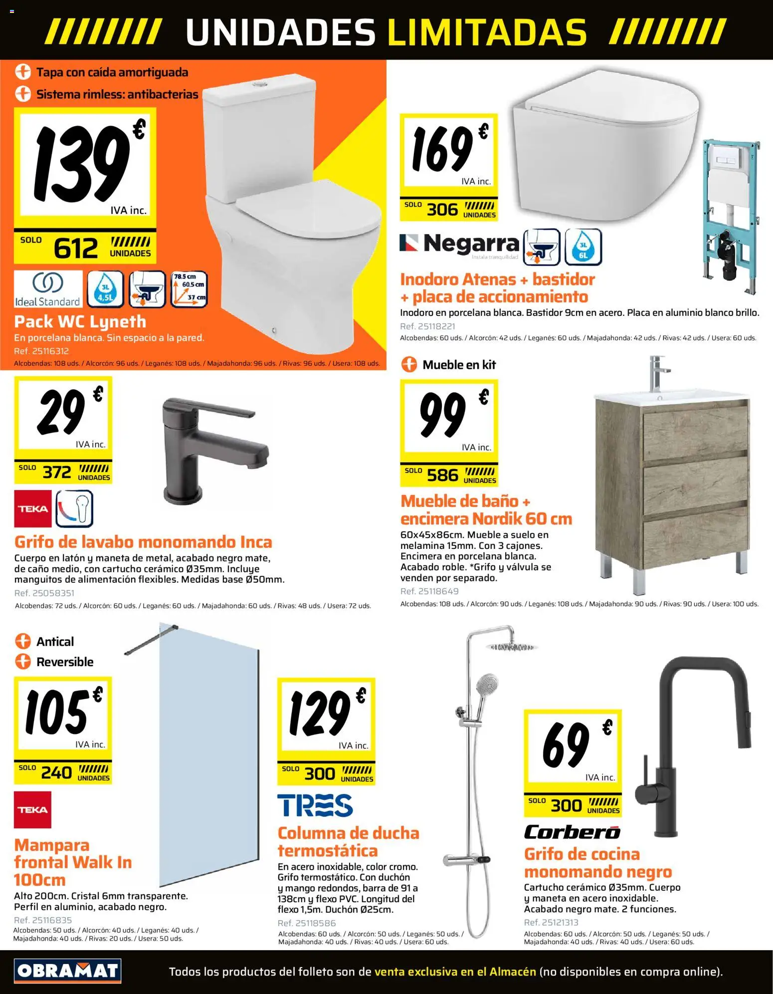 Obramat folleto │ válido desde el 20.03.2026 | Página: 4 | Productos: Cocina, Ρούτερ, Lavabo, Baño