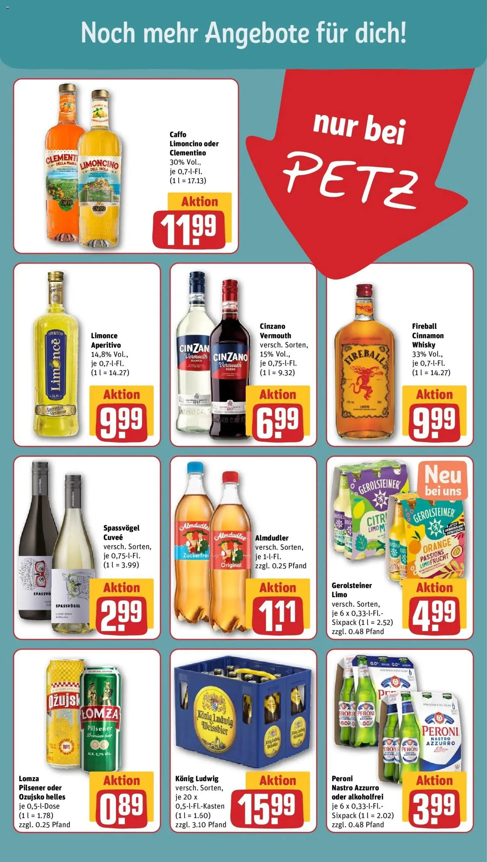REWE Prospekt ab 24.08.2026 zum Blättern » Angebote | Seite: 15 | Produkte: Whisky, Weißbier, Gerolsteiner
