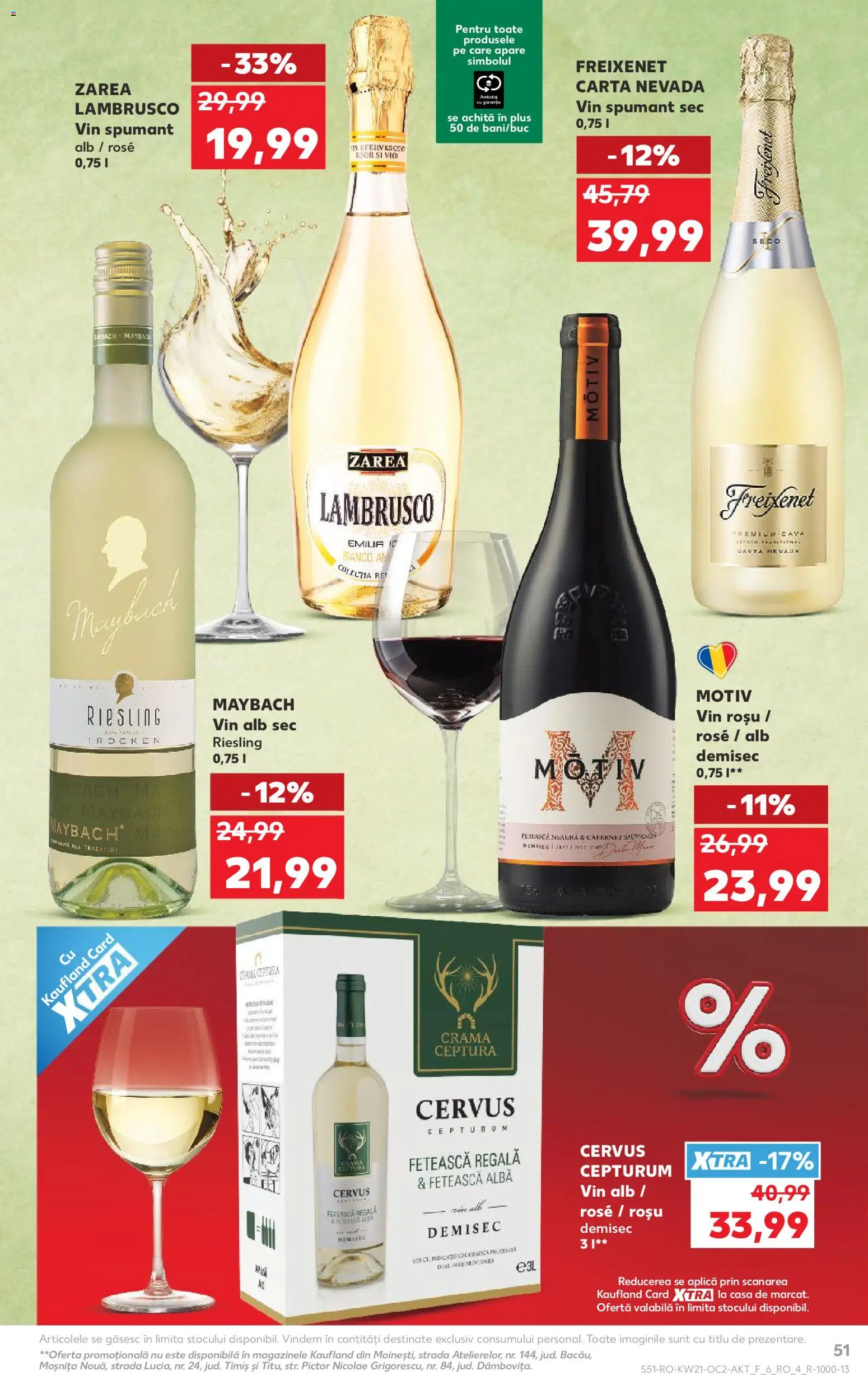 Noul catalog Kaufland – valabil de la 20.05.2026 | Pagină: 51 | Produse: Tüy Makası ve Makineleri, Vin