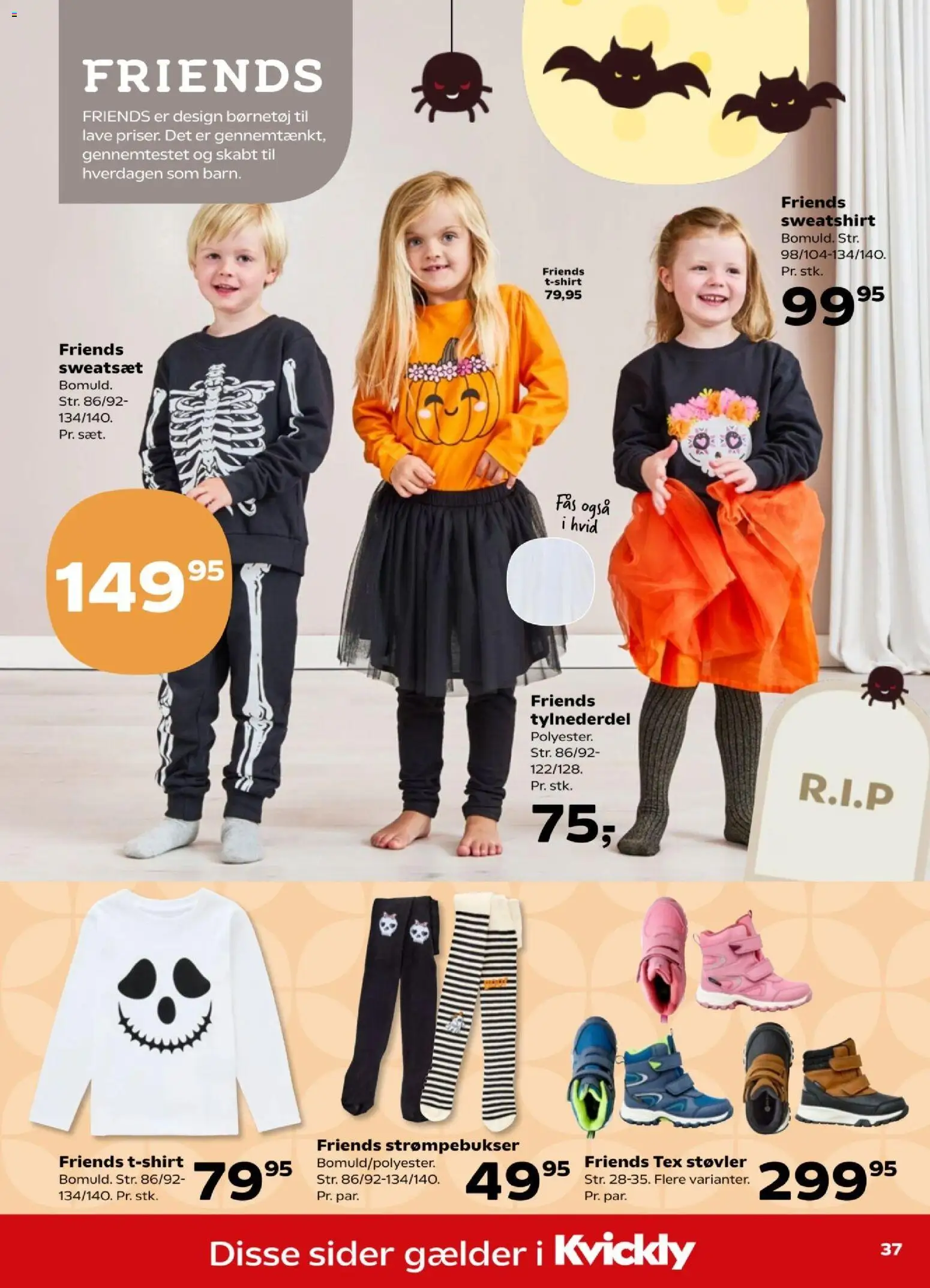 Kvickly tilbudsavis – gyldig fra 09/10/2026 | Side: 39 | Produkter: T-shirt, Støvler, Strømpebukser, Tights
