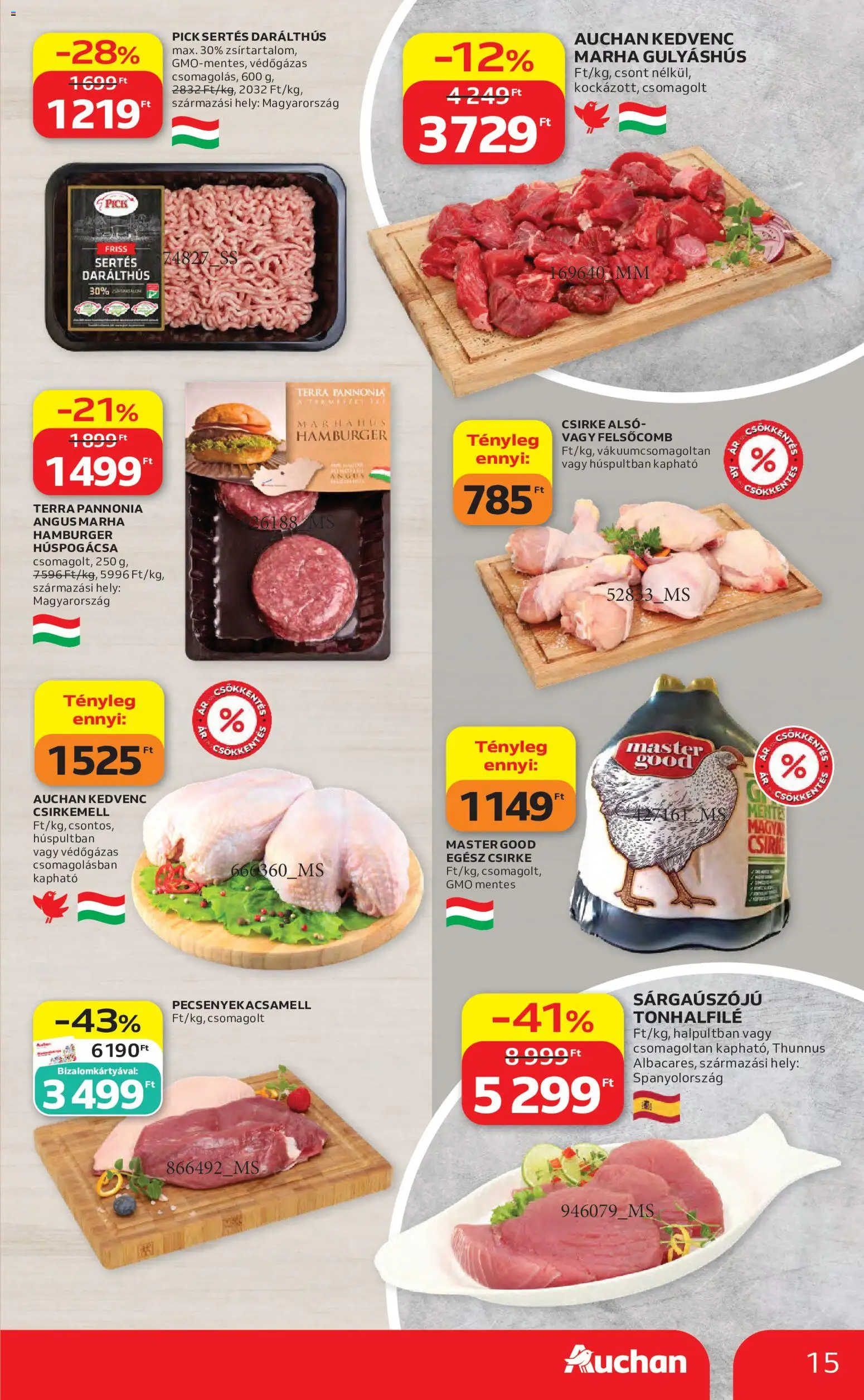 Auchan akciós ujság - amely érvényes a következő dátumtól: 2026.10.08. | Oldal: 15