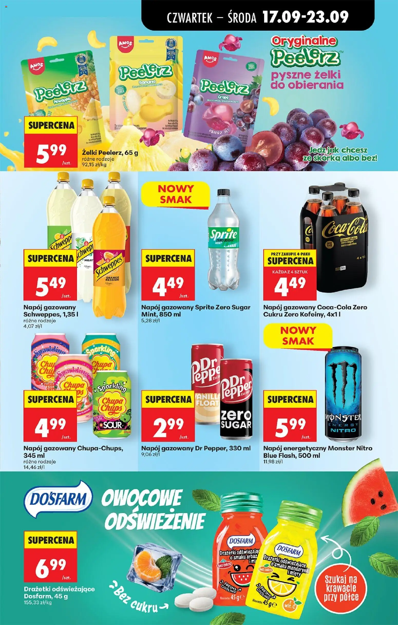 Biedronka gazetka od czwartku od 17.09.2026 | Strona: 67 | Produkty: Arbuz, Sprite, Żelki, Mandarynki