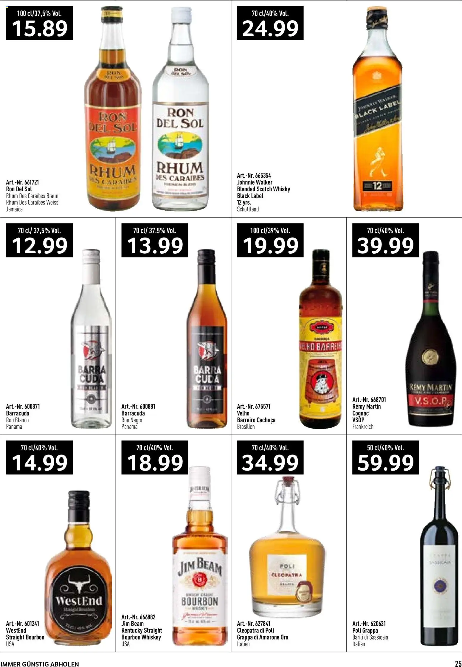 Prodega aktionen WM 2026 – gültig ab 01.06.2026 | Seite: 25 | Produkte: Bourbon, Whiskey