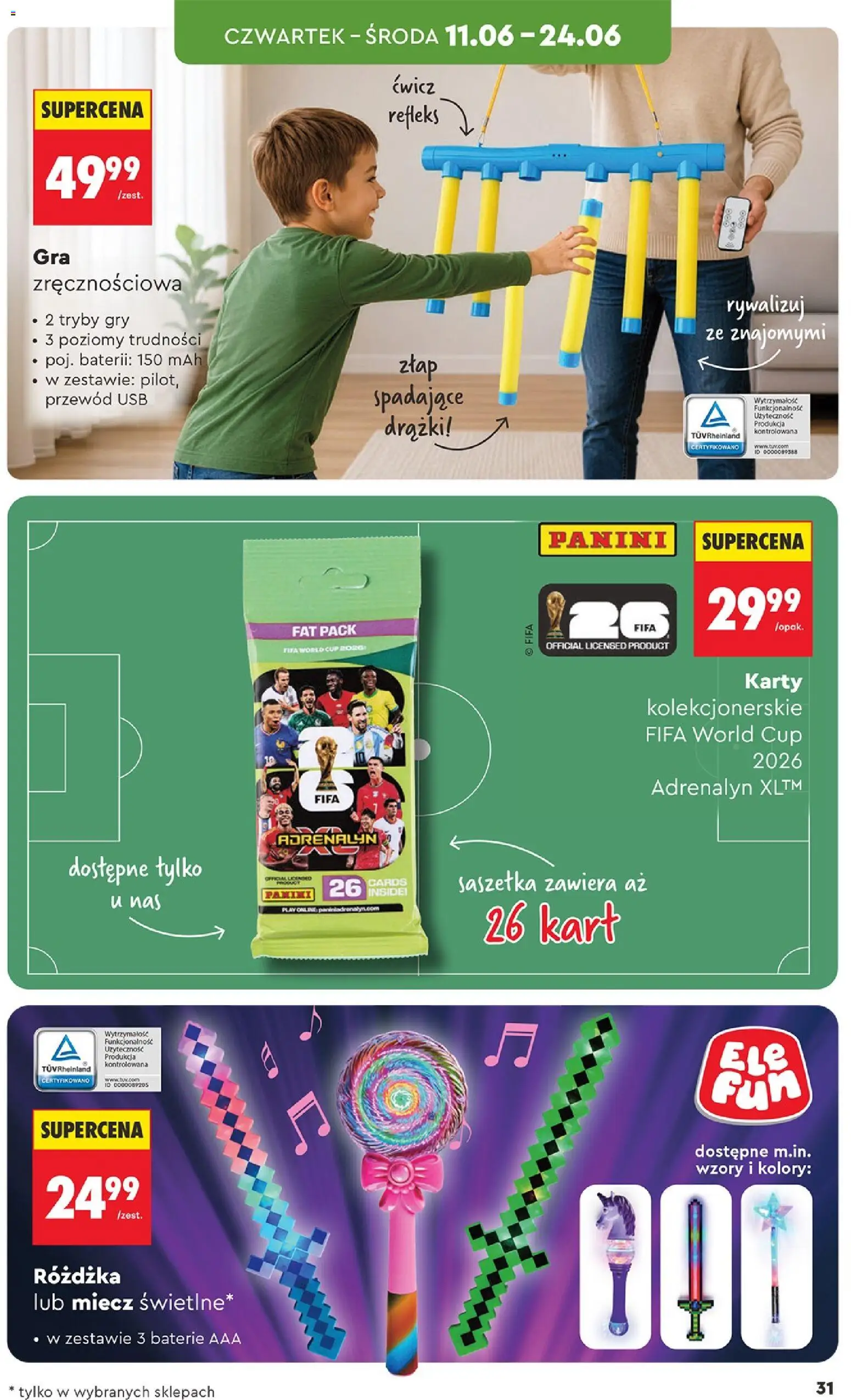 Biedronka Polsko leták - Hity i inspiracje od 06.06.2026 | Strana: 33 | Produkty: USB, Karty, Baterie