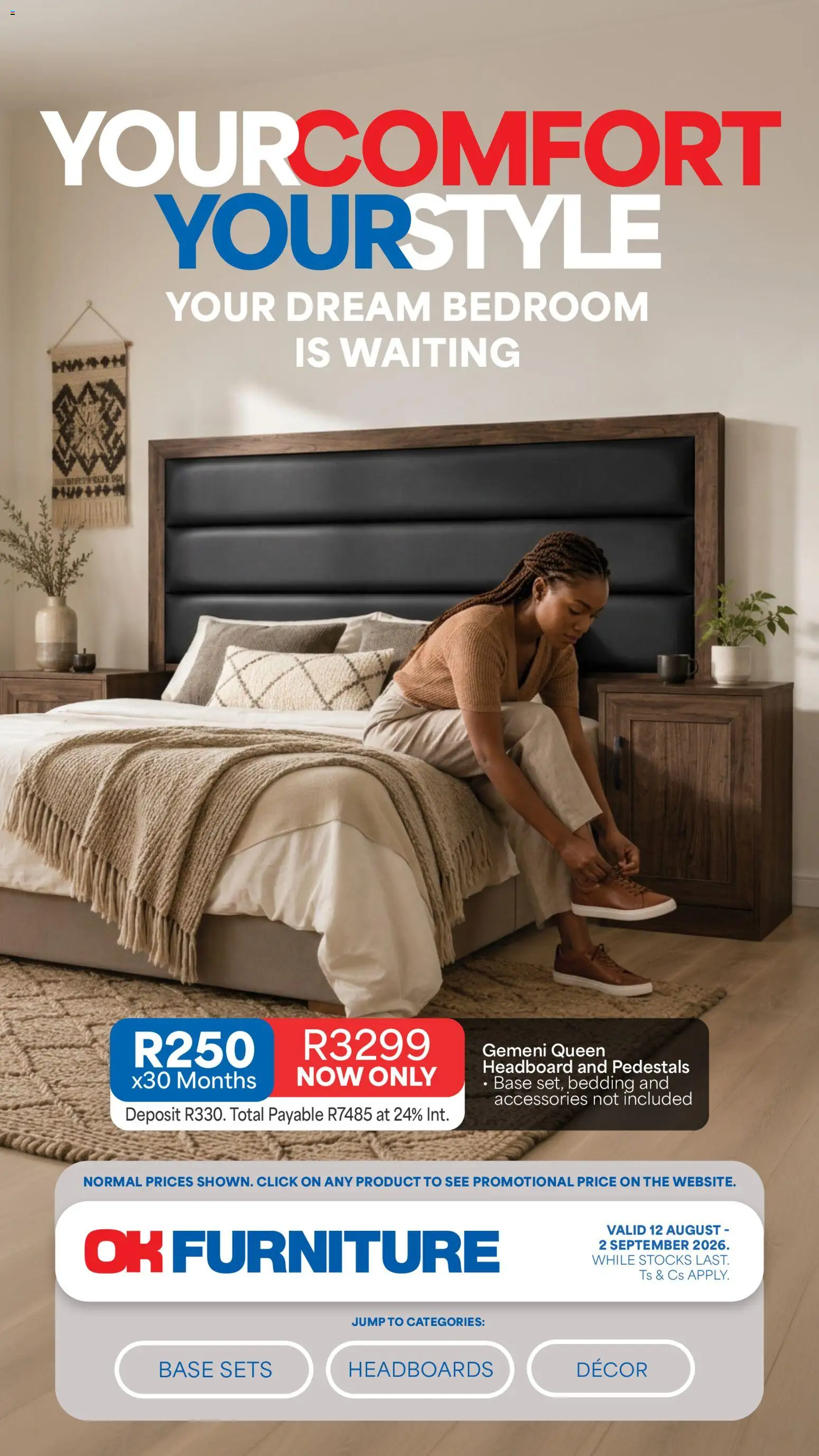 New OK Furniture catalogue – valid from 12/08/2026 | Page: 1
