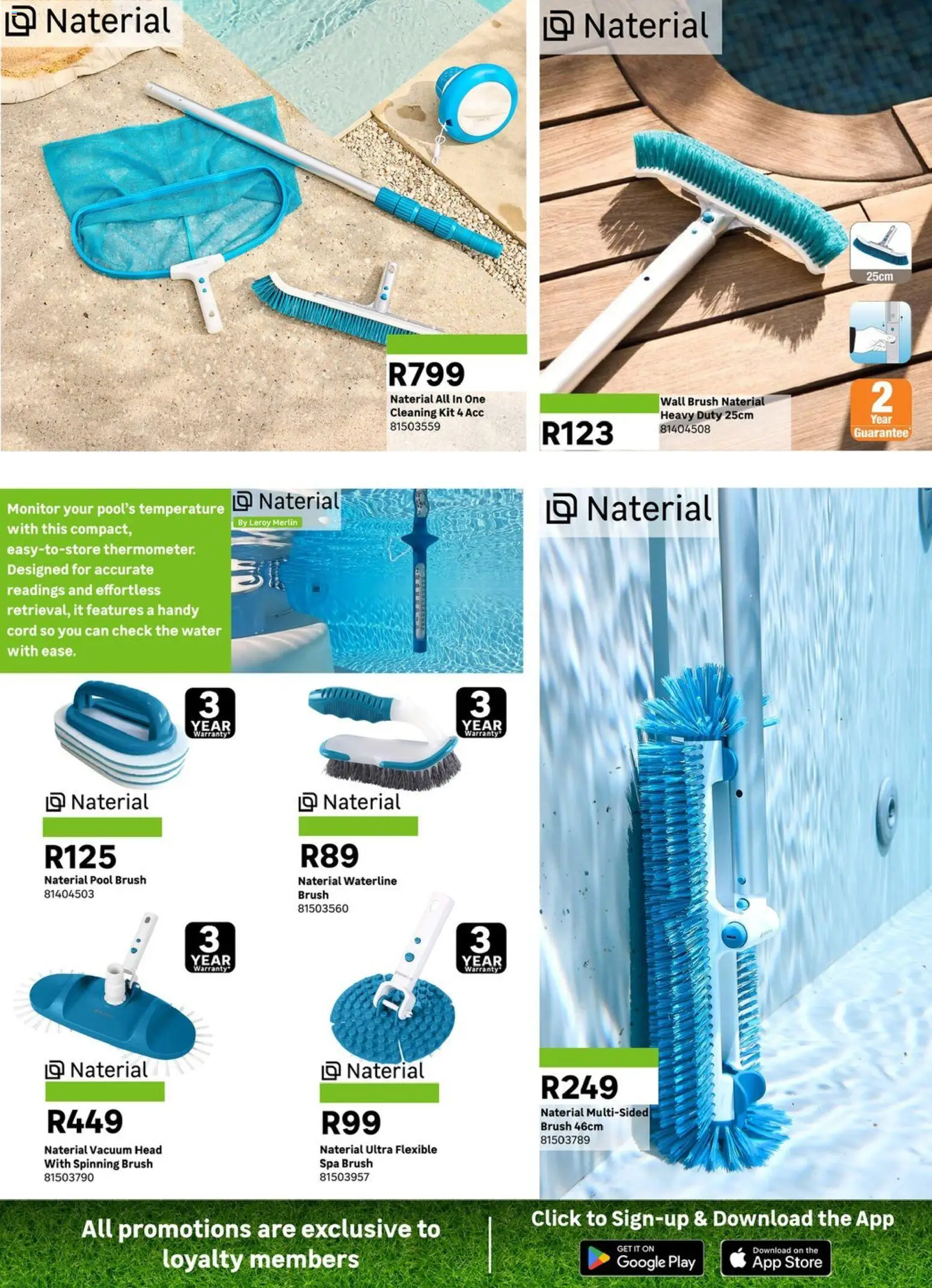 New Leroy Merlin catalogue – valid from 06.03.2026 | Page: 8 | Products: Monitor, Brush, Water