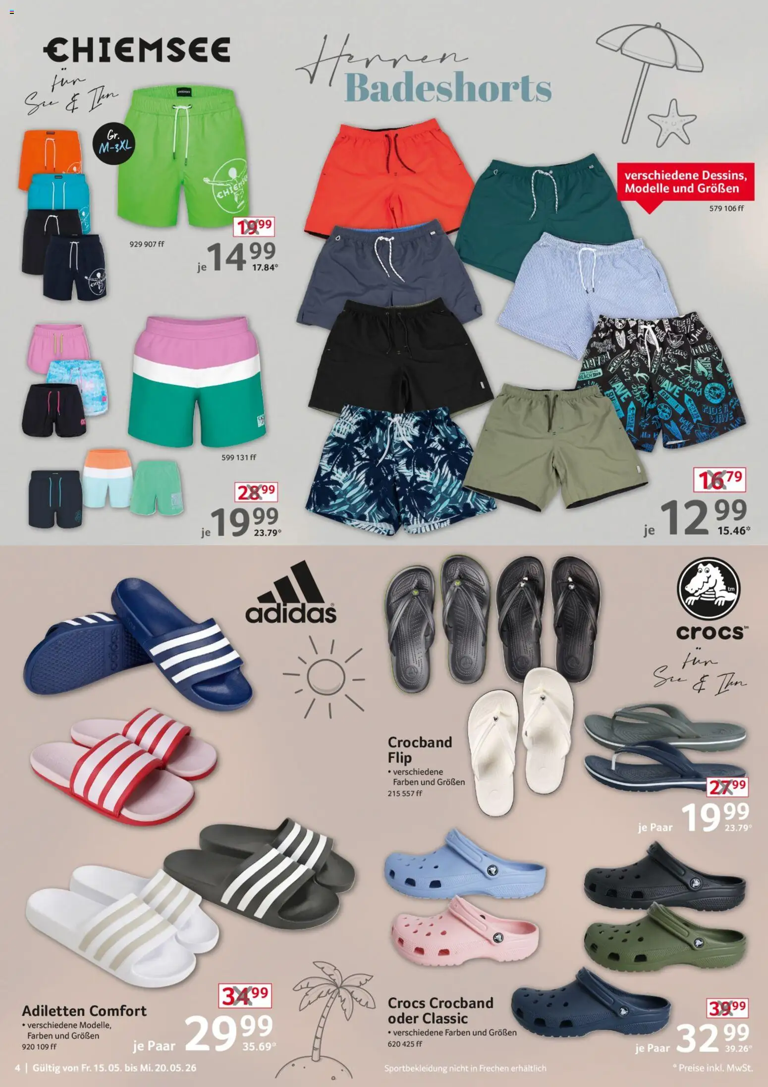 Selgros Non Food – gültig ab 15.05.2026 | Seite: 4 | Produkte: Badeshorts