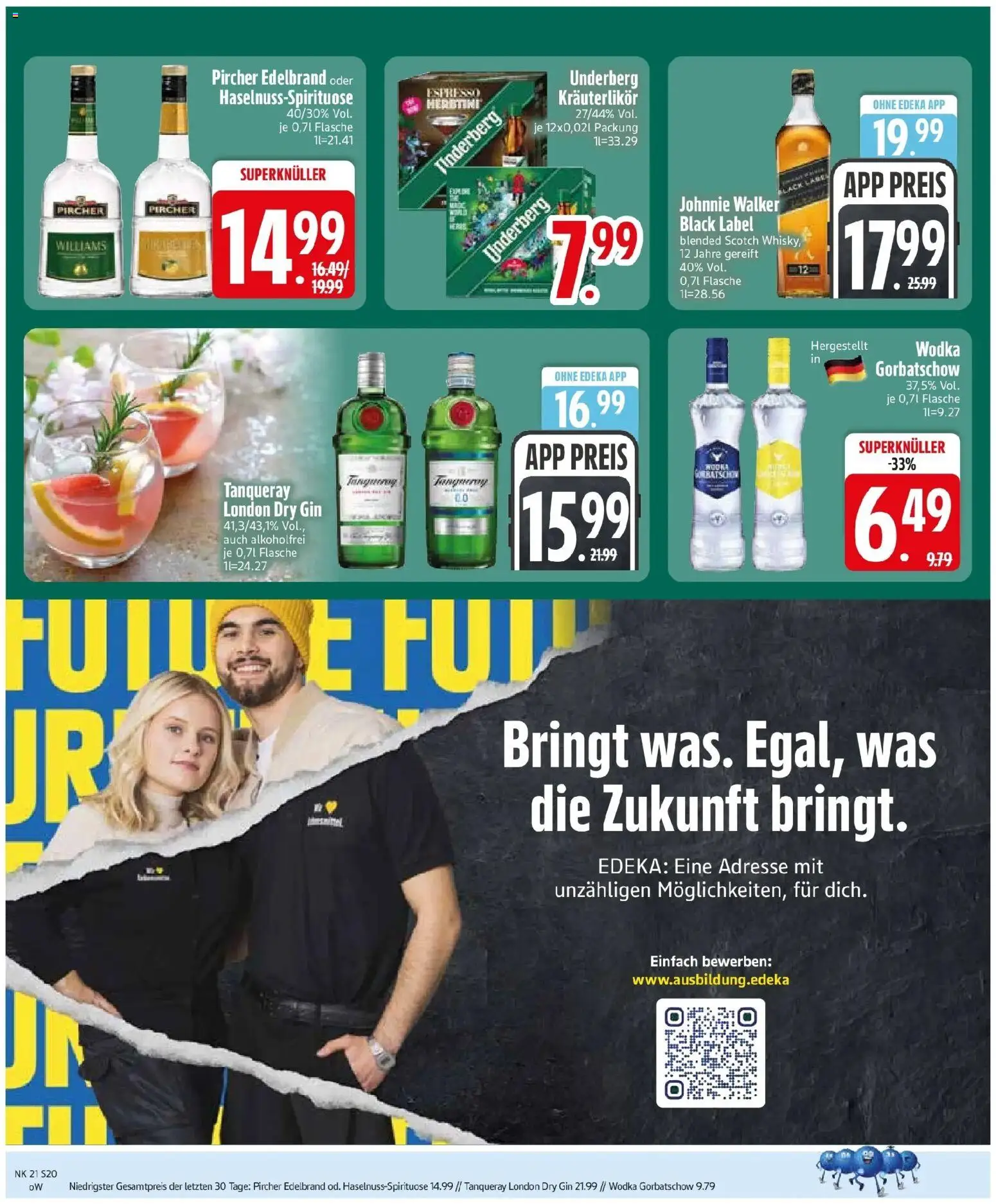 Edeka prospekt Murnau – gültig ab 17.05.2026 | Seite: 23 | Produkte: Wodka gorbatschow, Wodka, Johnnie walker, Underberg