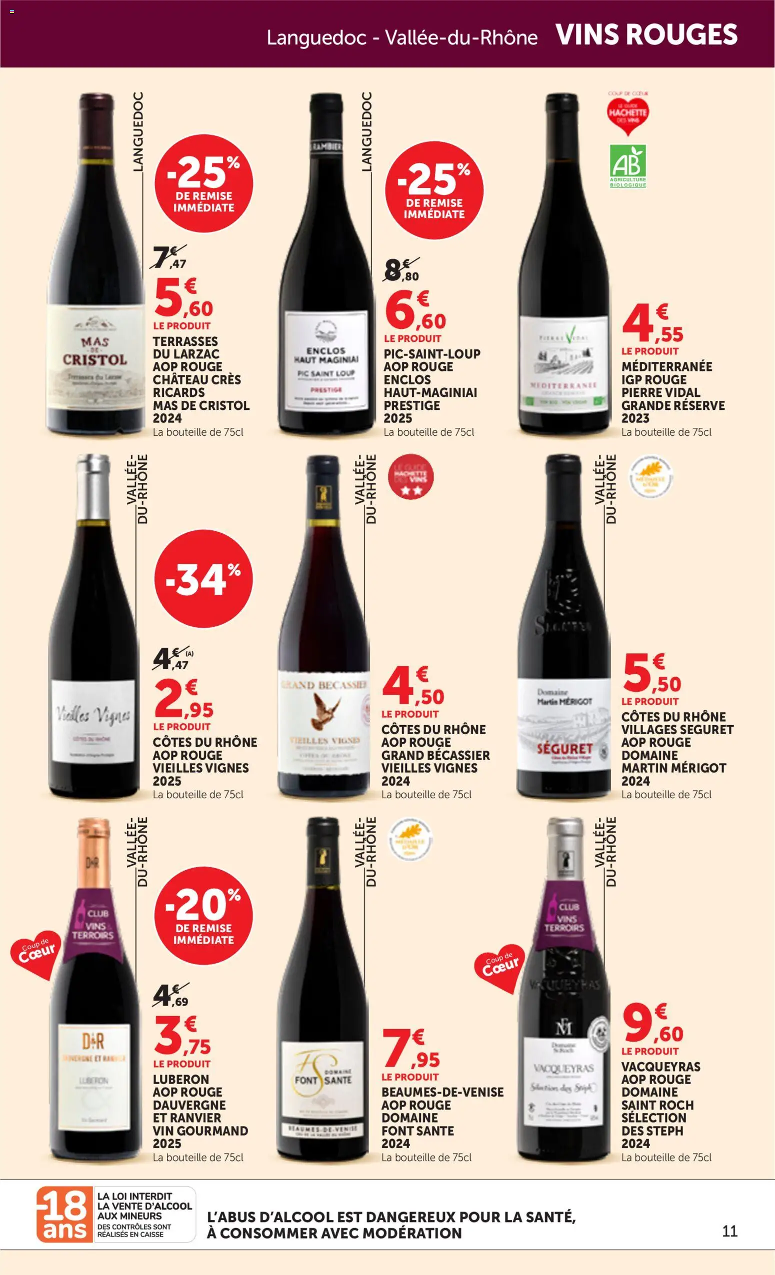 {H1} | Page: 11 | Produits: Bouteille, Vin
