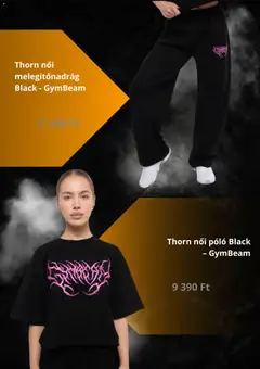 GymBeam akciós újság - amely érvényes a következő dátumtól: 2026.06.22. | Oldal: 5 | Termékek: Melegítőnadrág, Női póló