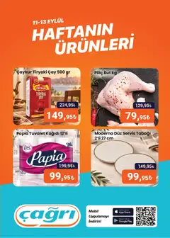 11 Eylül 2026 tarihinden itibaren geçerli olan Çağrı Market kataloğu önizlemesi