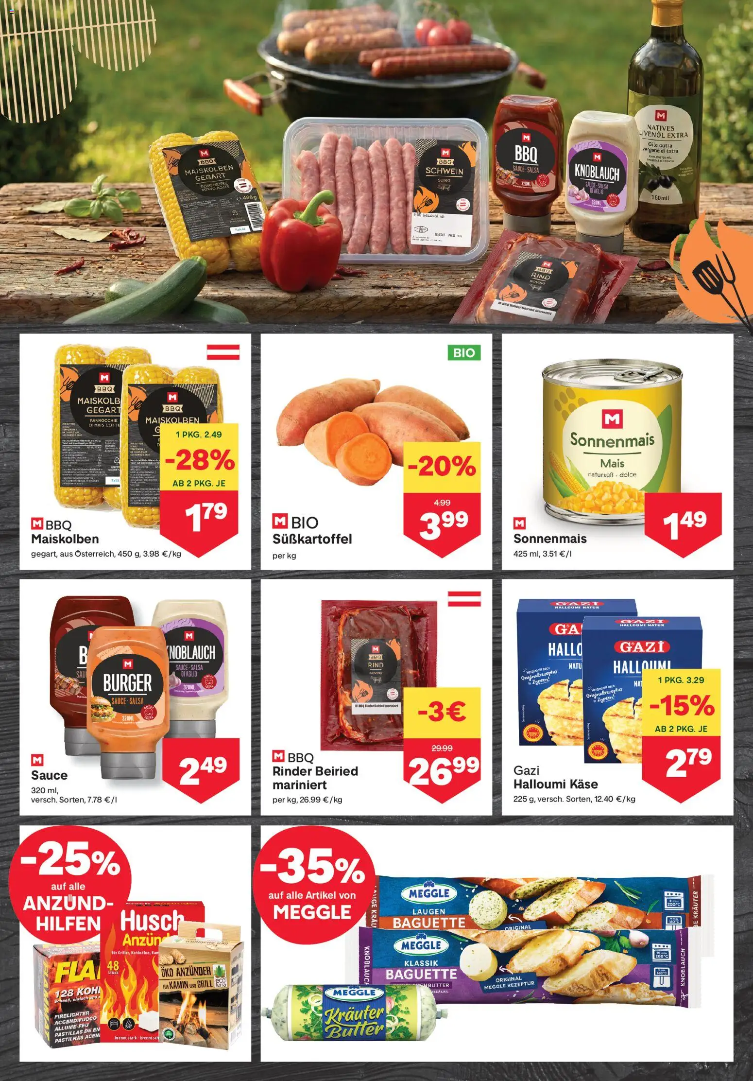 MPREIS Flugblatt gültig ab 28.05.2026 | Seite: 7 | Produkte: Knoblauch, Jääkaappipakastin, Grill, Käse