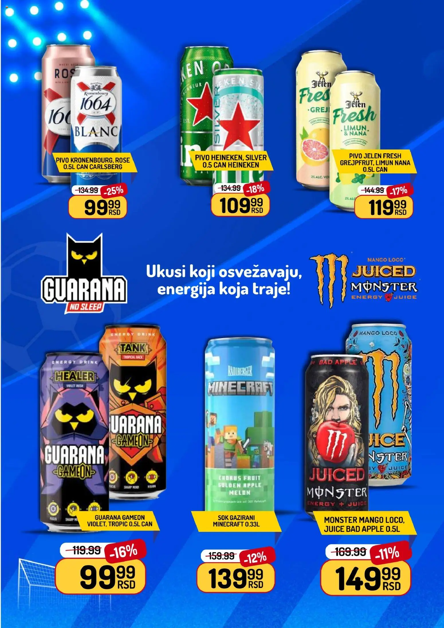 Aman katalog - važi od 06.06.2026 | Strana: 6 | Proizvode: Heineken, Mango, Guarana, Sok