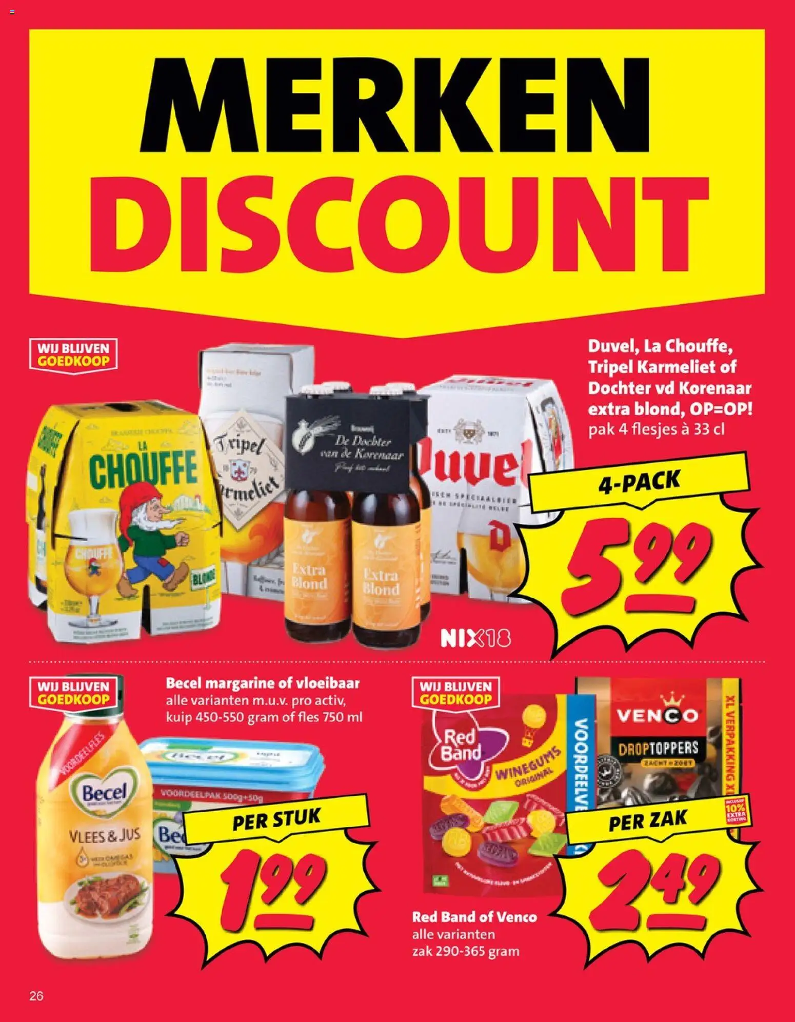 {H1} | Pagina: 26 | Producten: Vlees, Fles, La, Margarine