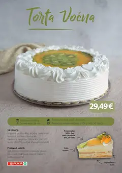 Spar katalog Torte - Pregled kataloga iz trgovine Spar, vrijedi od 05.06.2026 | Stranica: 13 | Proizvodi: Krema, Voće, Šlag, Torta