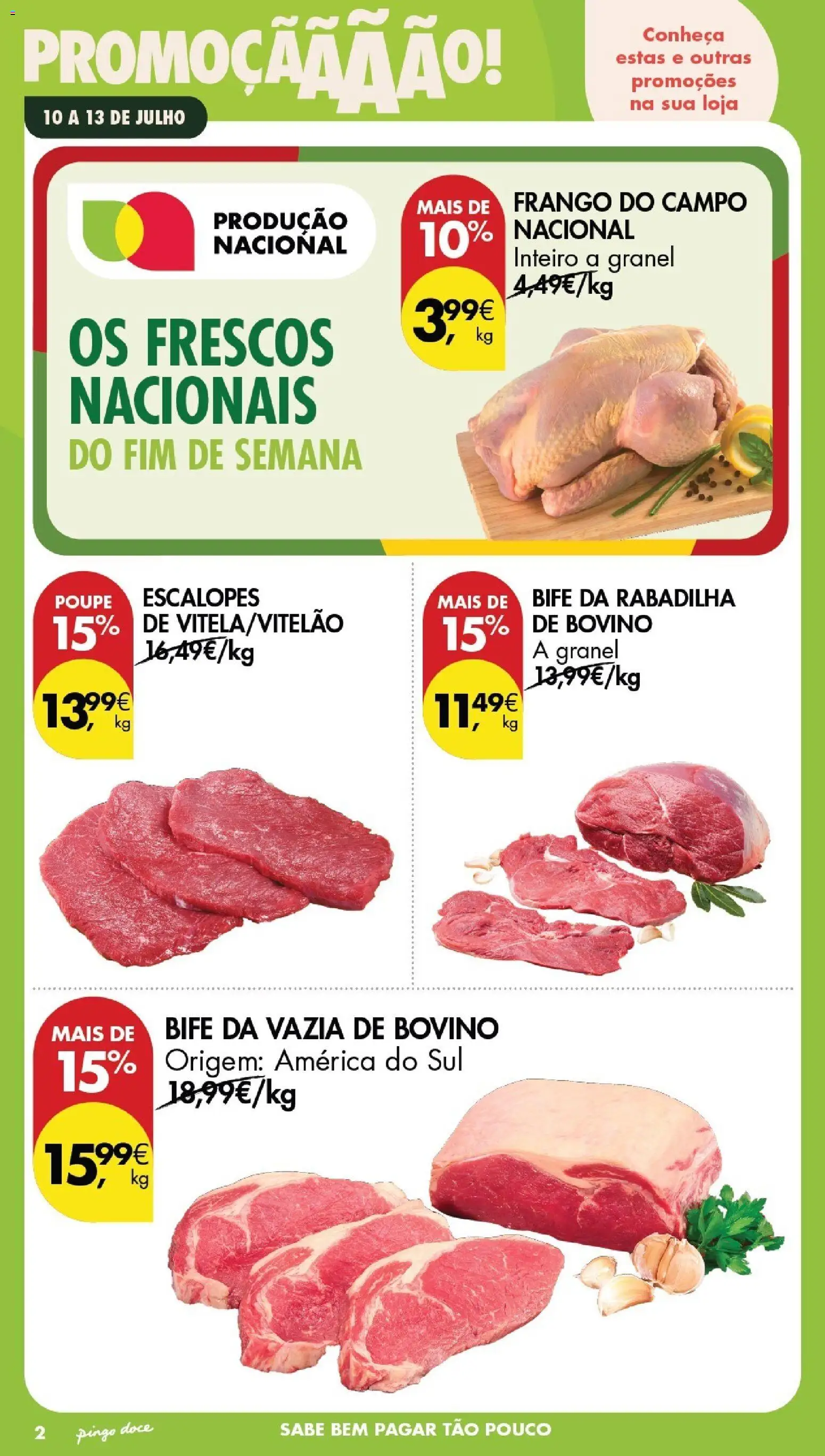 Pingo Doce Poupe este Fim de Semana │ válido de 10/07/2026 | Página: 2 | Produtos: Frango
