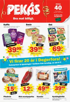 Pekås erbjudanden - Förhandsvisning av reklamblad från butik Pekås aktuell från 28/09/2026