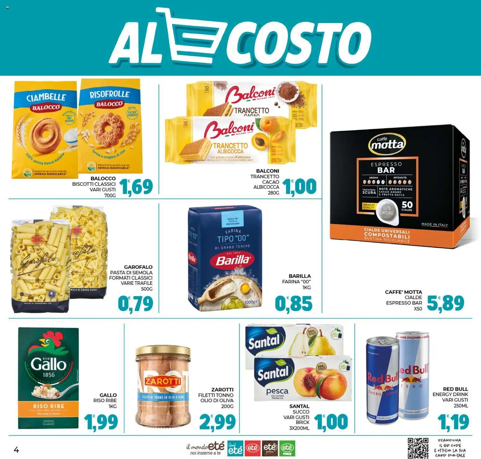 Volantino Eté del 22/09/2026 | Pagina: 4 | Prodotti: Succo, Biscotti, Tonno, Cacao