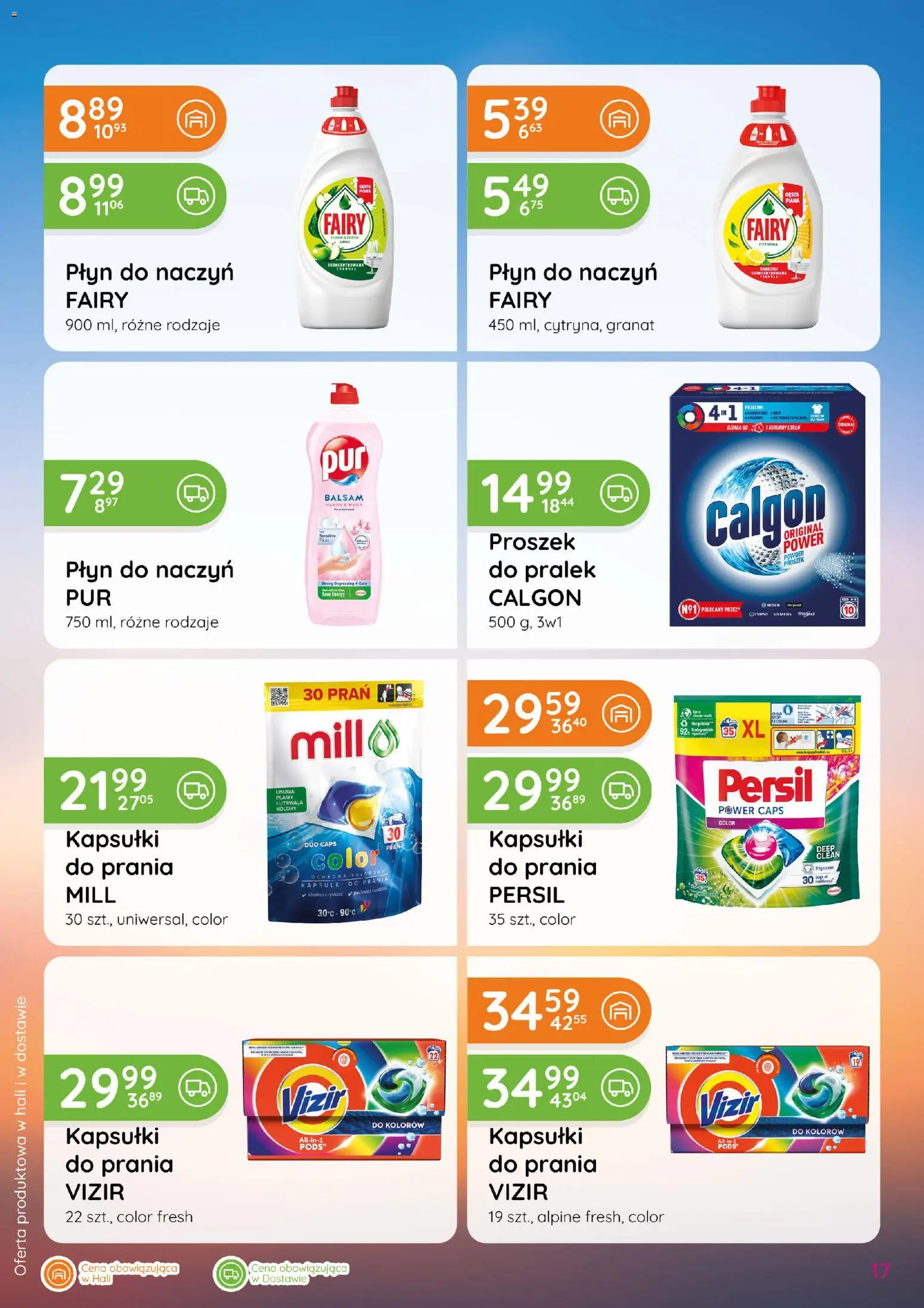 Eurocash gazetka - Katalog Chemiczny od 03.09.2026 | Strona: 17 | Produkty: Calgon, Vizir, Fairy, Piana