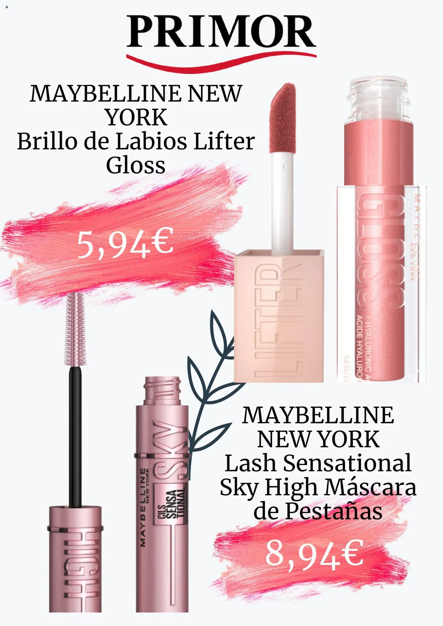 Primor folleto │ válido desde el 11.05.2026 | Página: 2 | Productos: Máscara, Brillo de labios, Máscara de pestañas