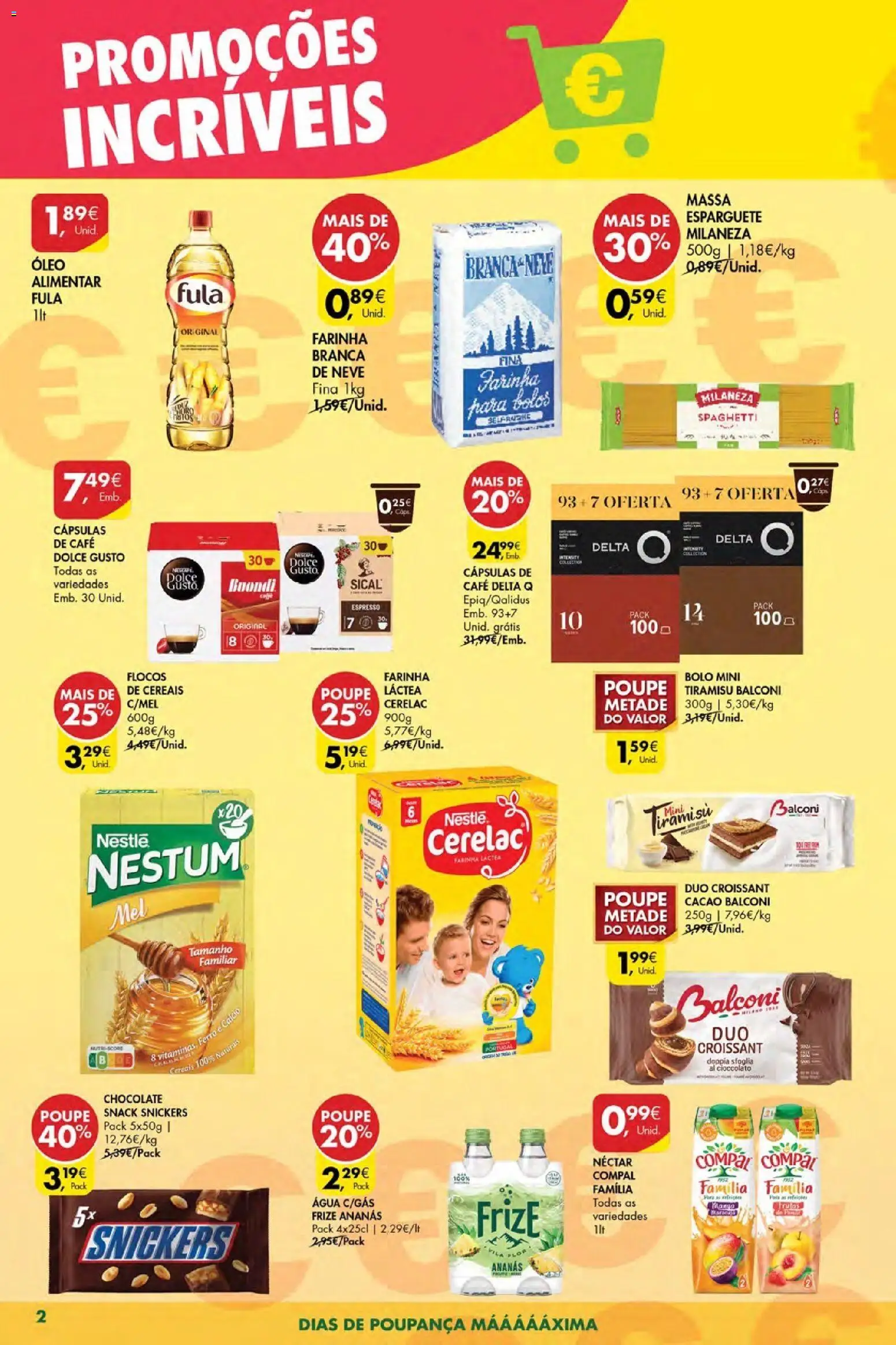 Pingo Doce Poupe Esta Semana Açores │ válido de 30.04.2026 | Página: 2 | Produtos: Agua, Farinha láctea, Óleo, Flocos