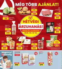 Interspar akciós újság - amely érvényes a következő dátumtól: 11.06.2026 | Oldal: 20 | Termékek: Káposzta, Fejes káposzta, Kenyér, Sárgadinnye